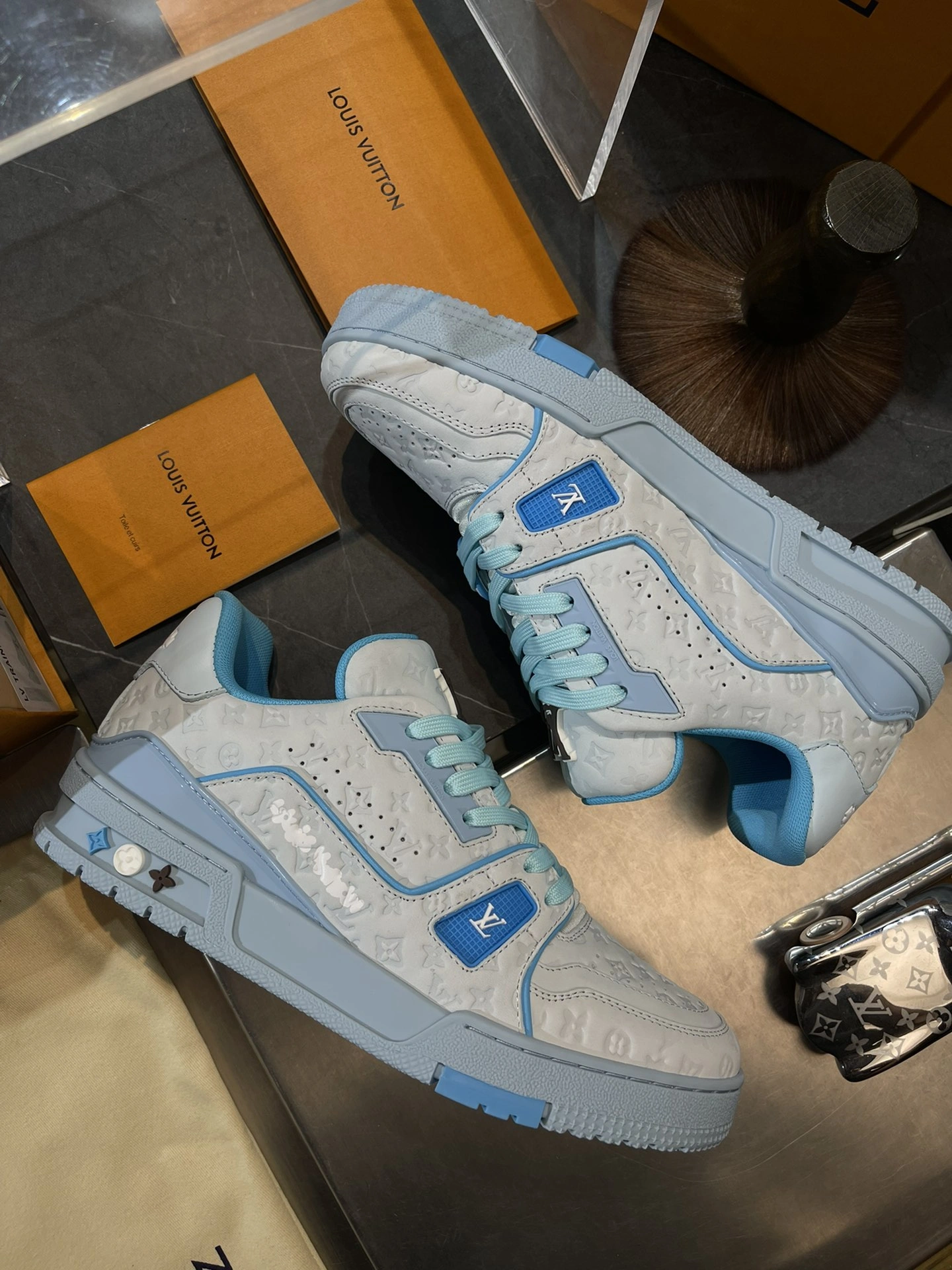 Packable L*ouis V*uitton Top Sneaker Low RR 20240812- 3797