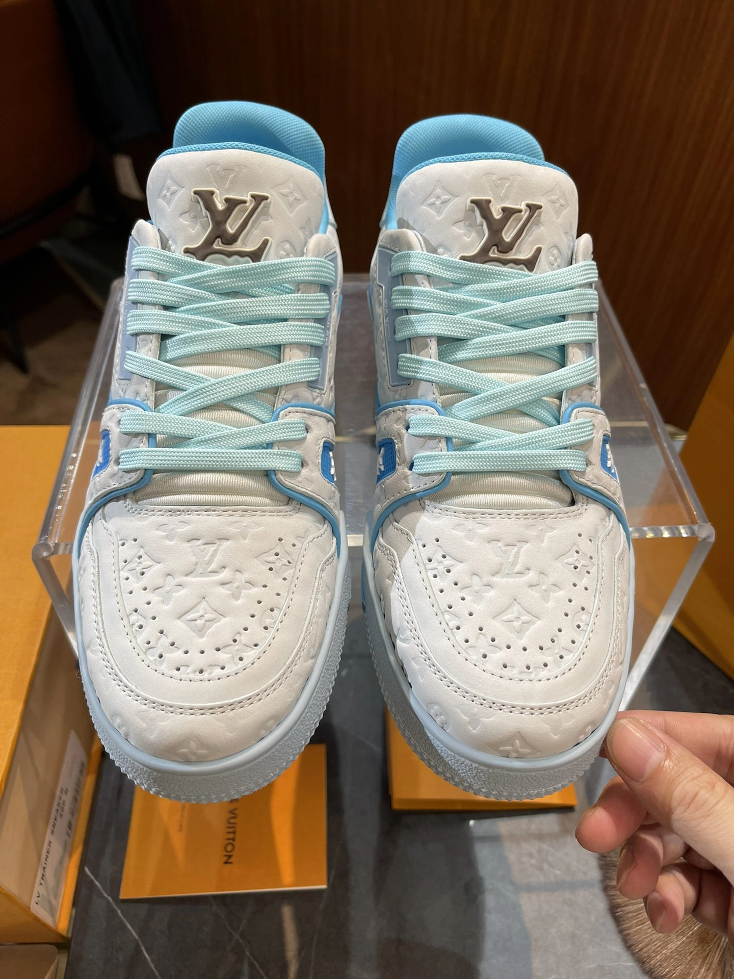 Packable L*ouis V*uitton Top Sneaker Low RR 20240812- 3797