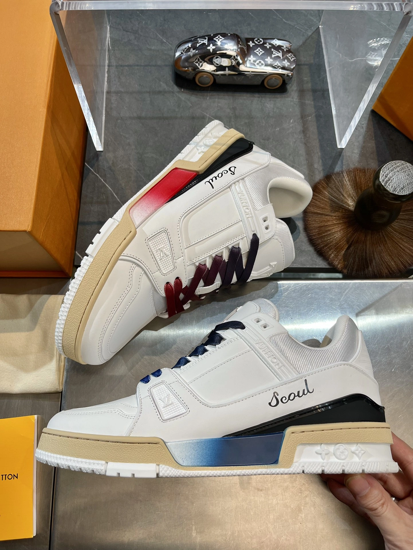 Sporty L*ouis V*uitton Top Sneaker Low RR 20240812- 3796