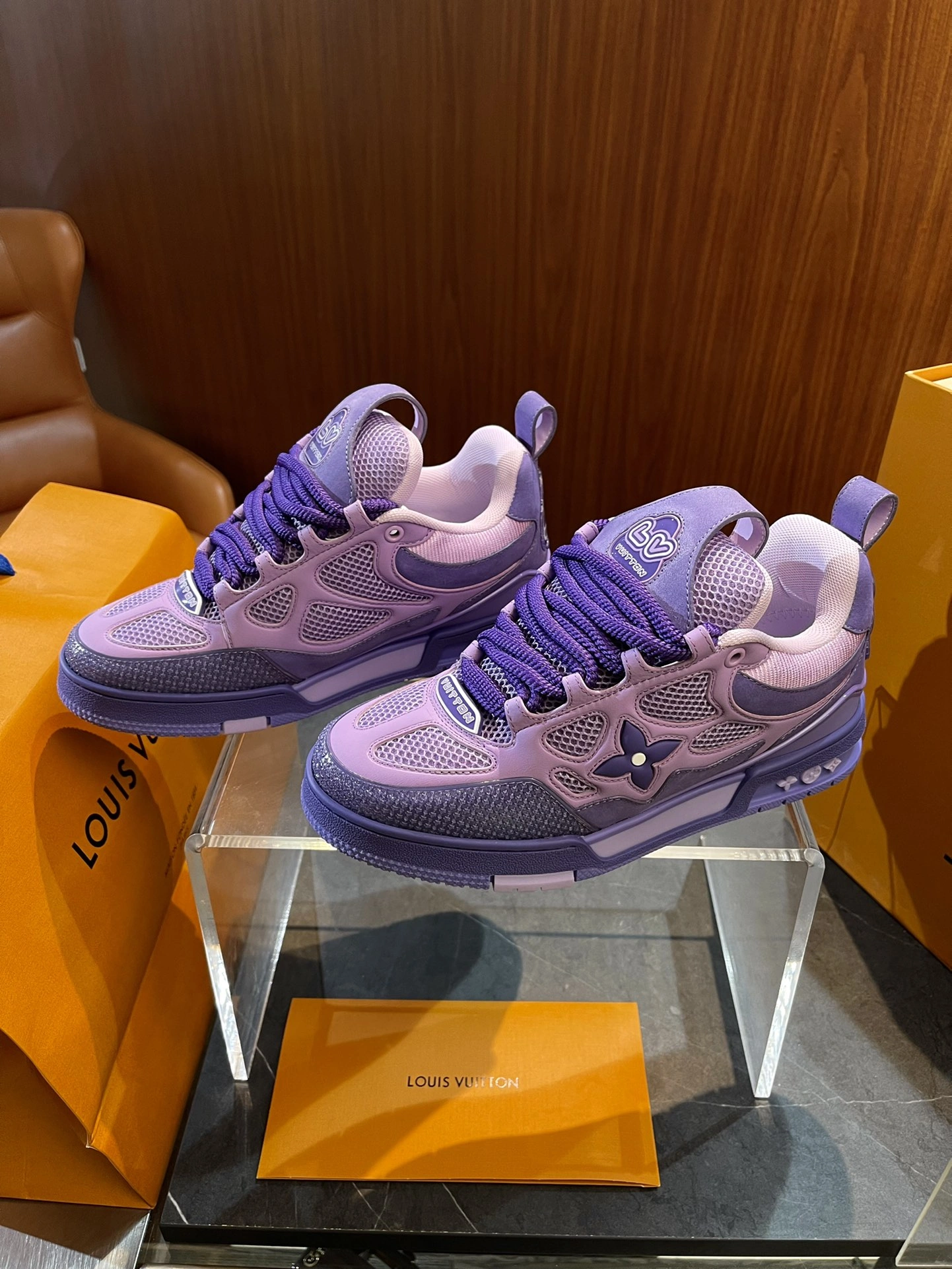 Packable L*ouis V*uitton Top Sneaker Low RR 20240813- 3783