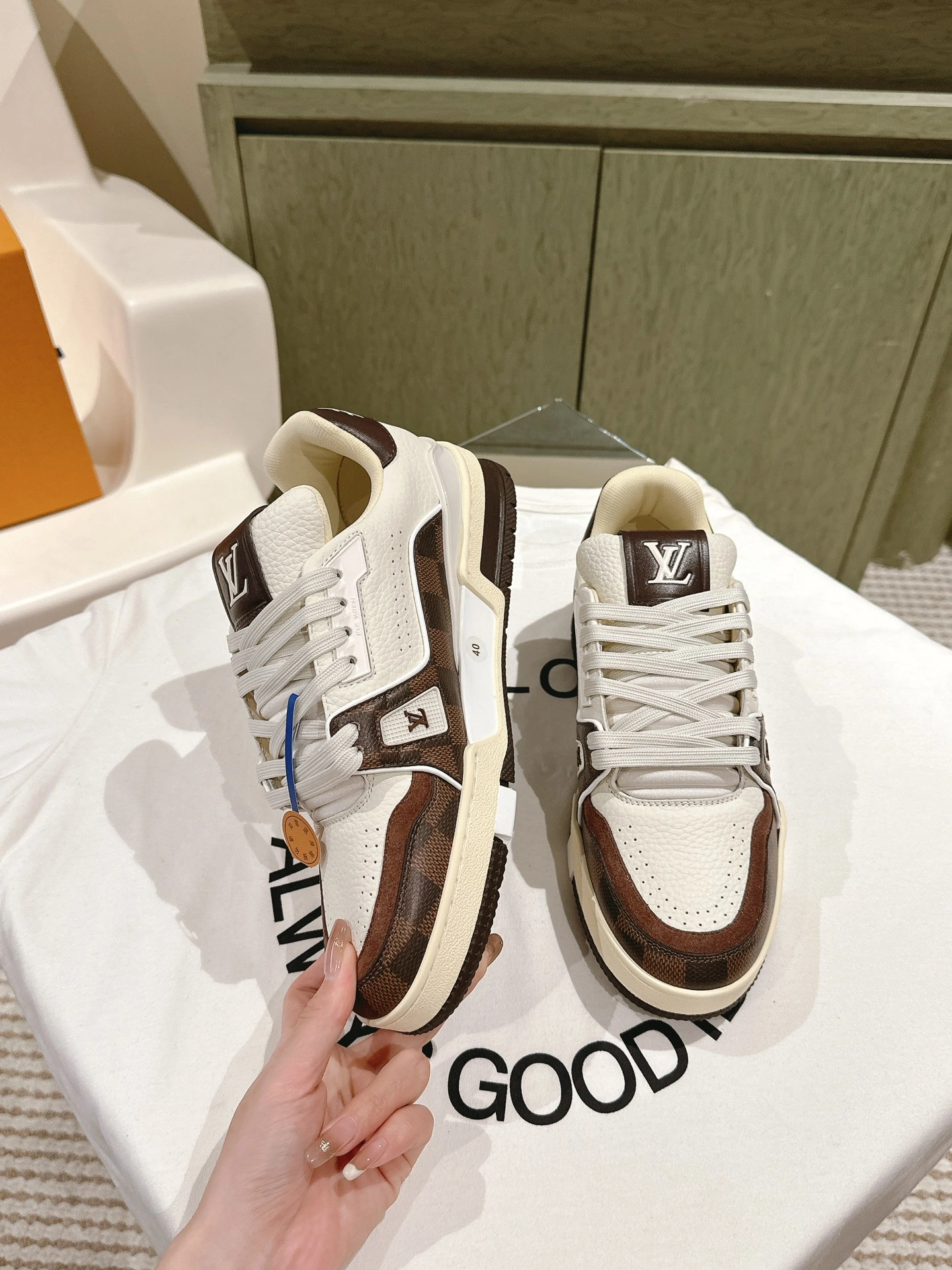 Durable L*ouis V*uitton Top Sneaker Low Tianyi 20240811- 3829