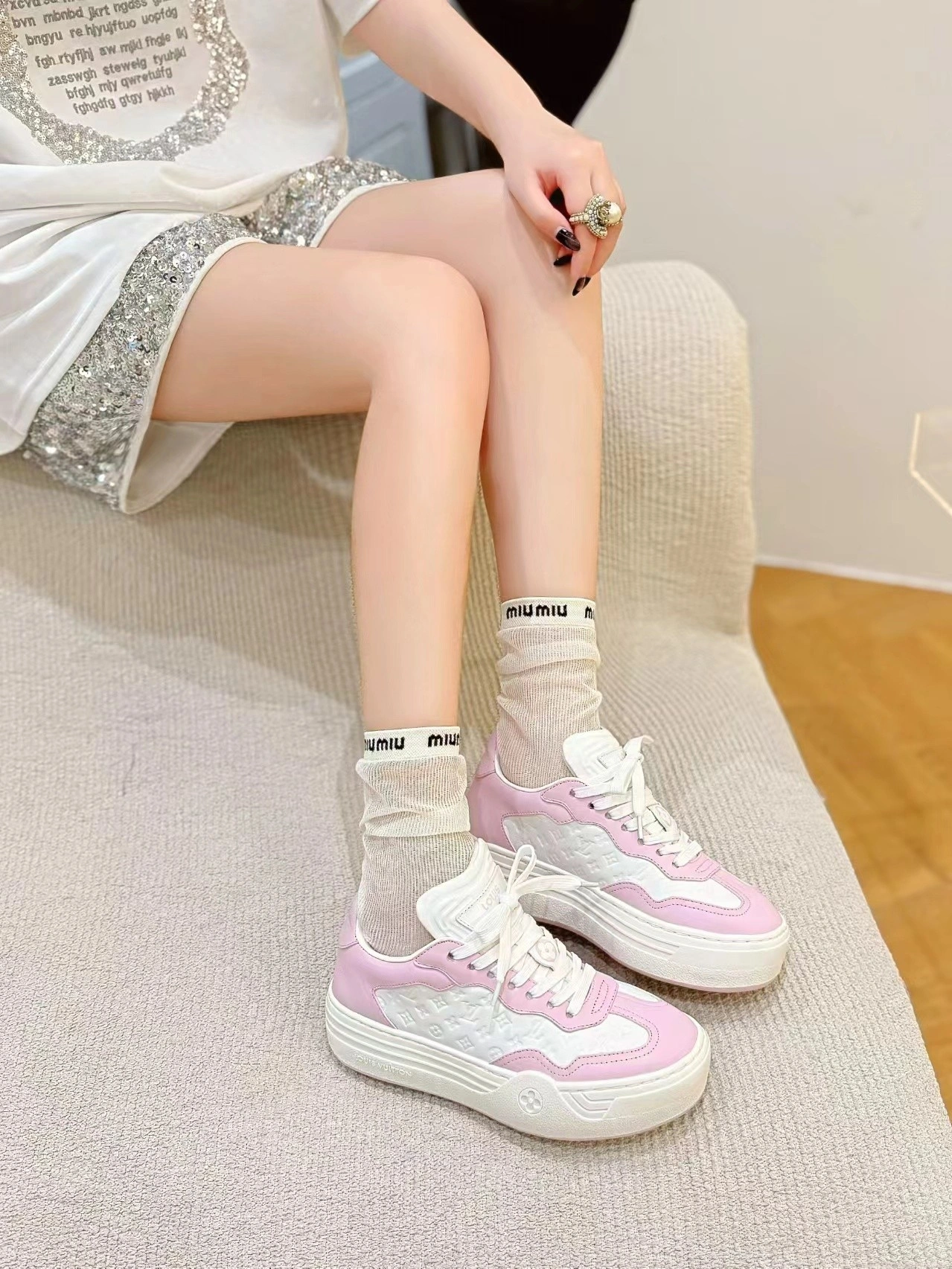 L*ouis V*uitton Top Sneaker Low Tianyi 20240811- Snug 3820