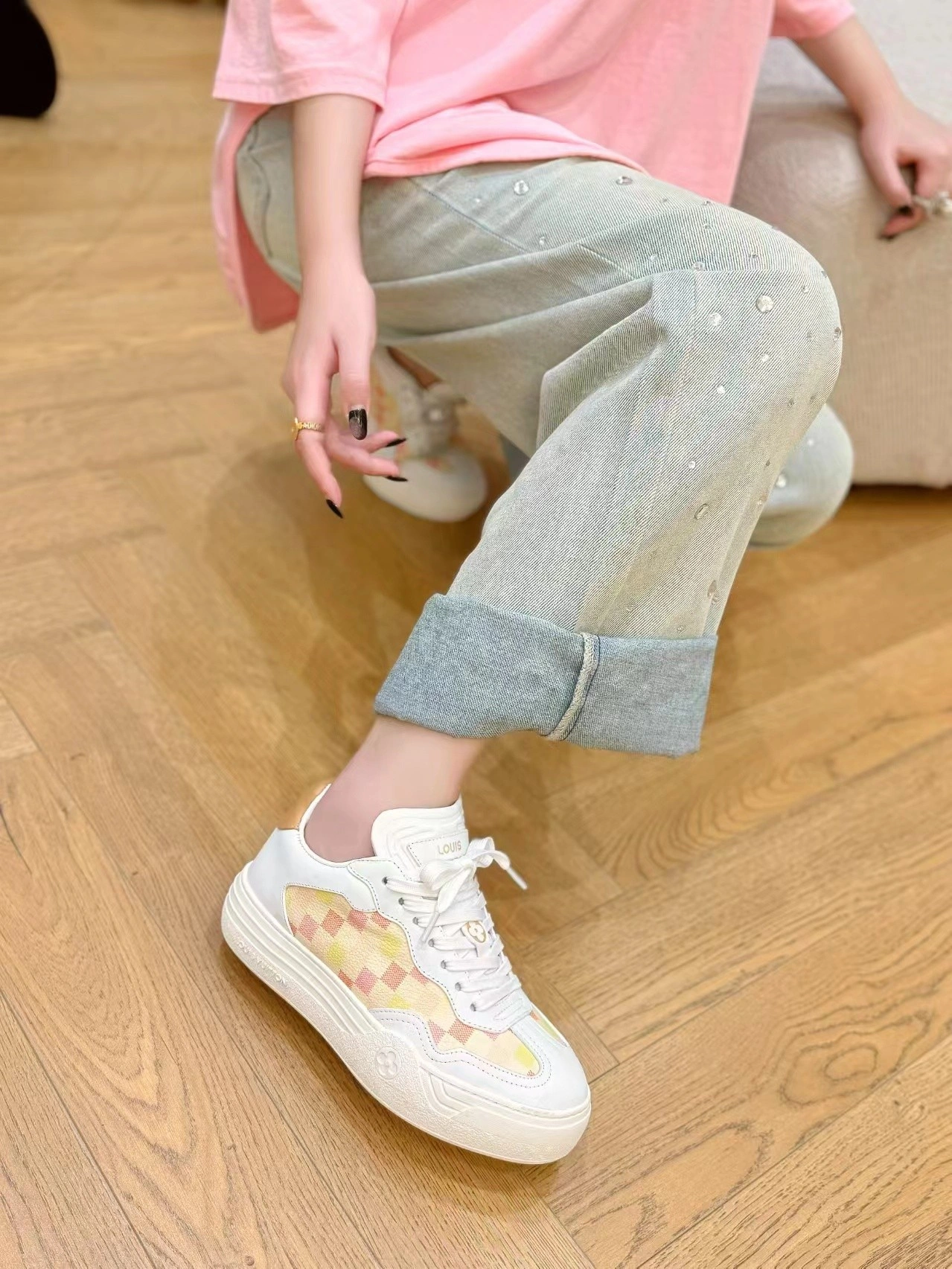 Durable L*ouis V*uitton Top Sneaker Low Tianyi 20240811- 3814