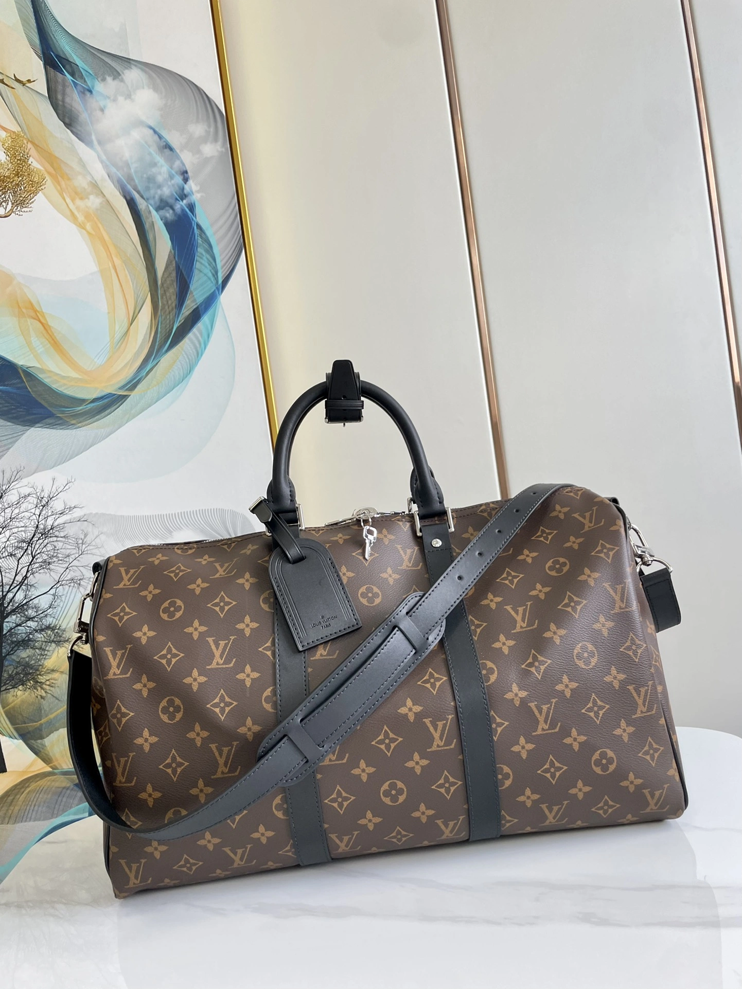 SmoothTexture L*ouis V*uitton Travel-bag Top Quality HT 20231013-46 45×27×20CM 8302