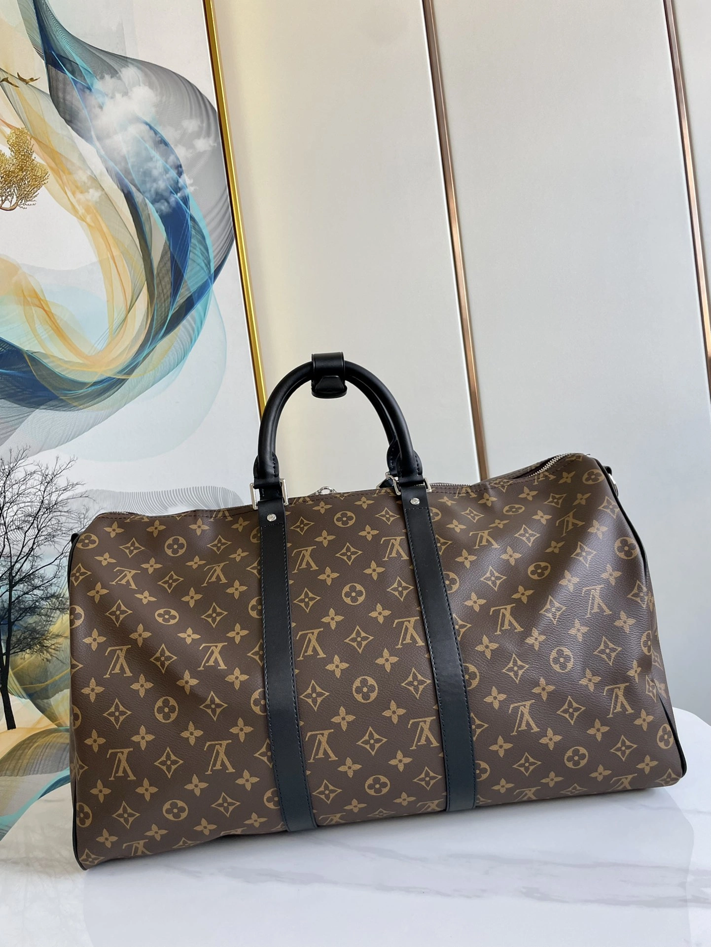 L*ouis V*uitton Travel-bag Top Quality HT 20231013-49 50×29×22 CM SmoothTexture 8298