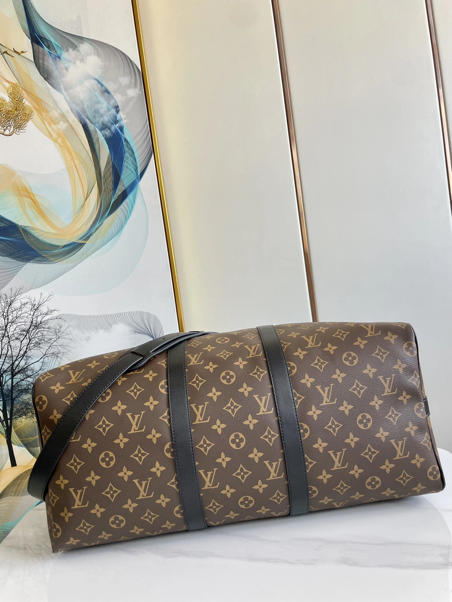 L*ouis V*uitton Travel-bag Top Quality HT 20231013-49 50×29×22 CM SmoothTexture 8298