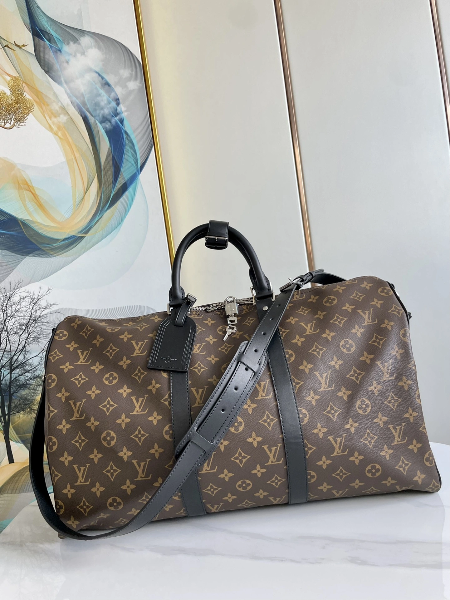 L*ouis V*uitton Travel-bag Top Quality HT 20231013-49 50×29×22 CM SmoothTexture 8298