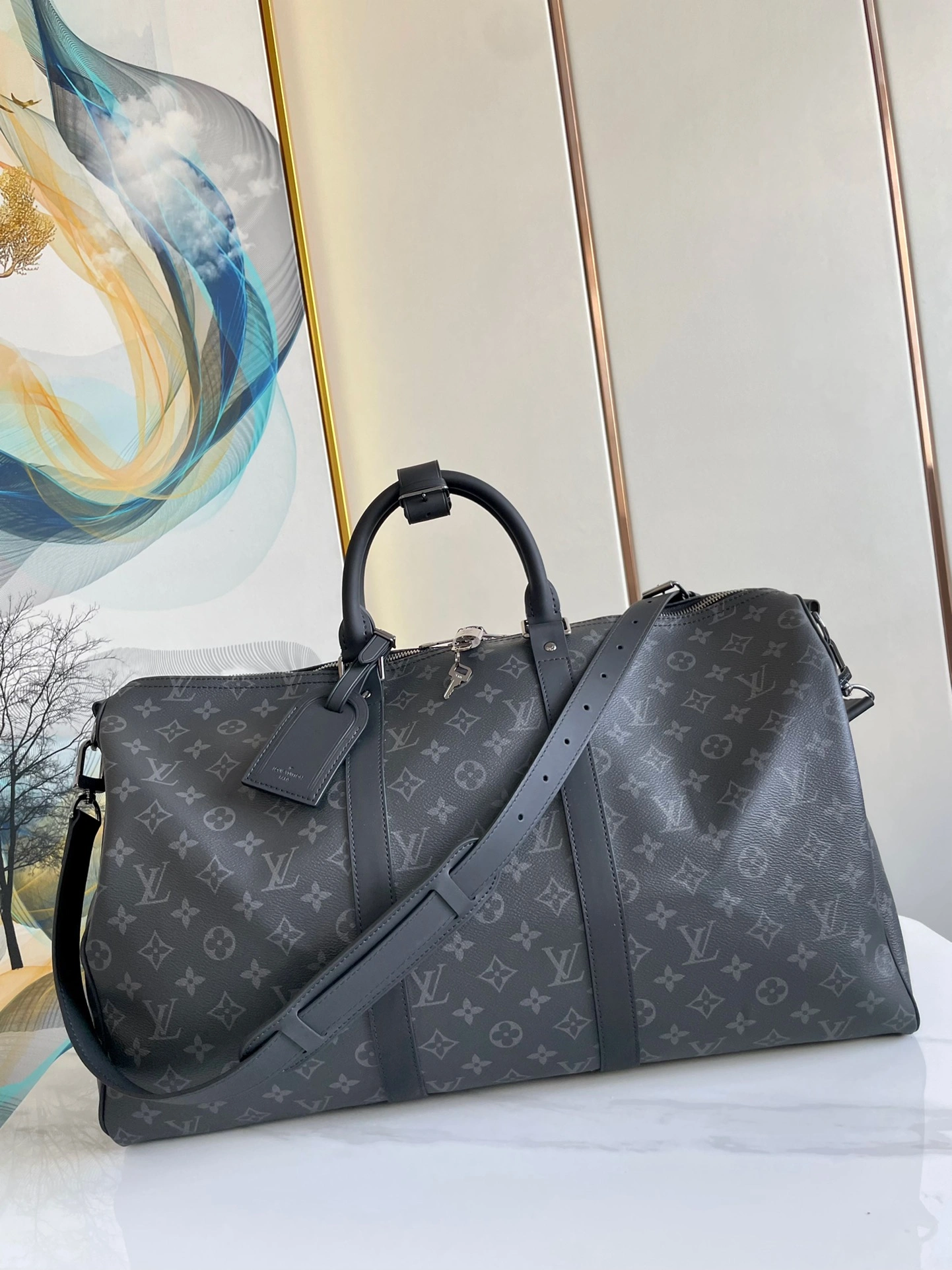 L*ouis V*uitton Travel-bag Top Quality HT 20231013-51 50×29×22 CM Stretchable 8296
