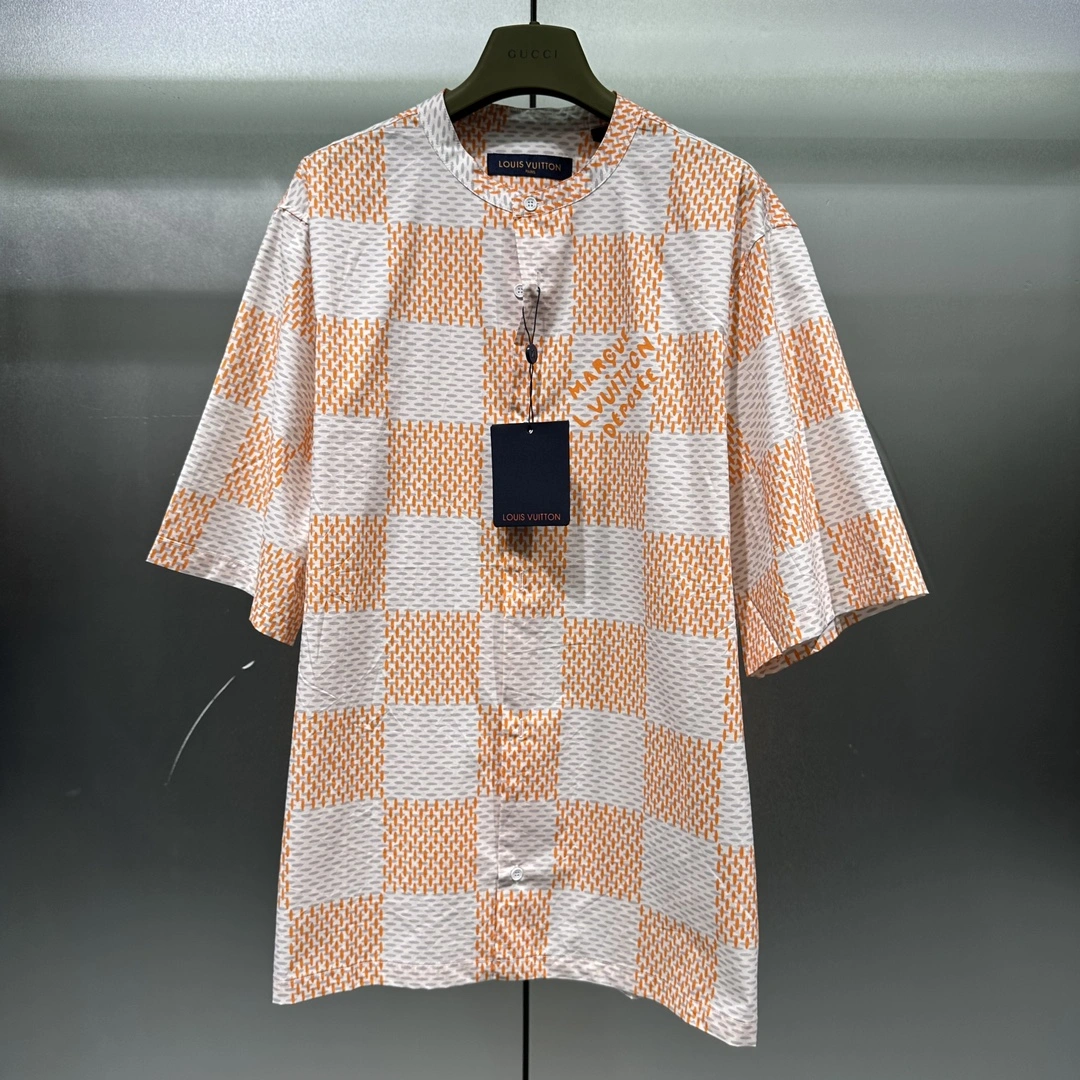 Bright L*ouis V*uitton shirt Top Quality D17 20240324- 12849