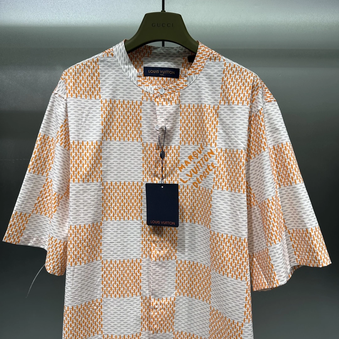 Bright L*ouis V*uitton shirt Top Quality D17 20240324- 12849