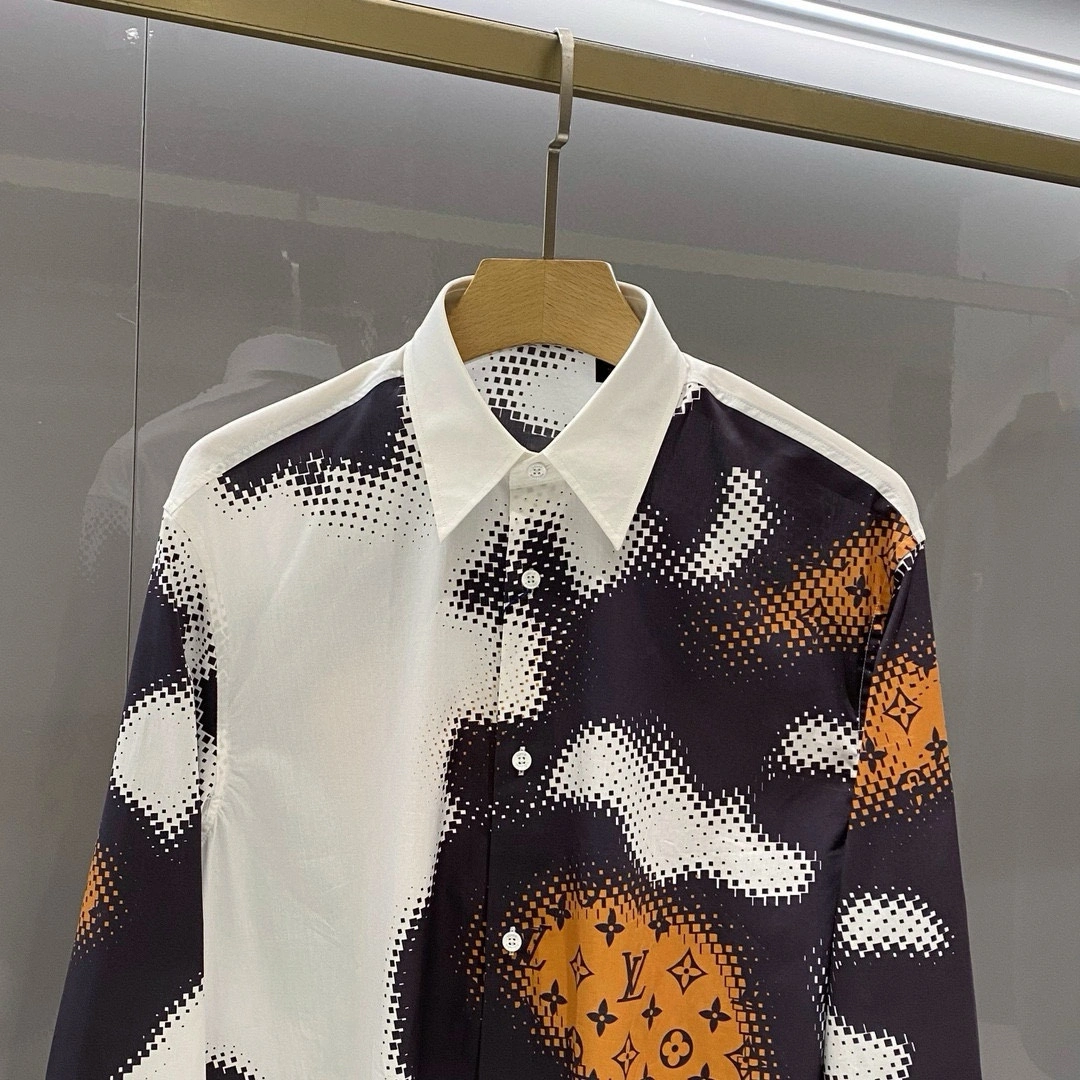 Popular L*ouis V*uitton shirt Top Quality D17 20240406- 12806