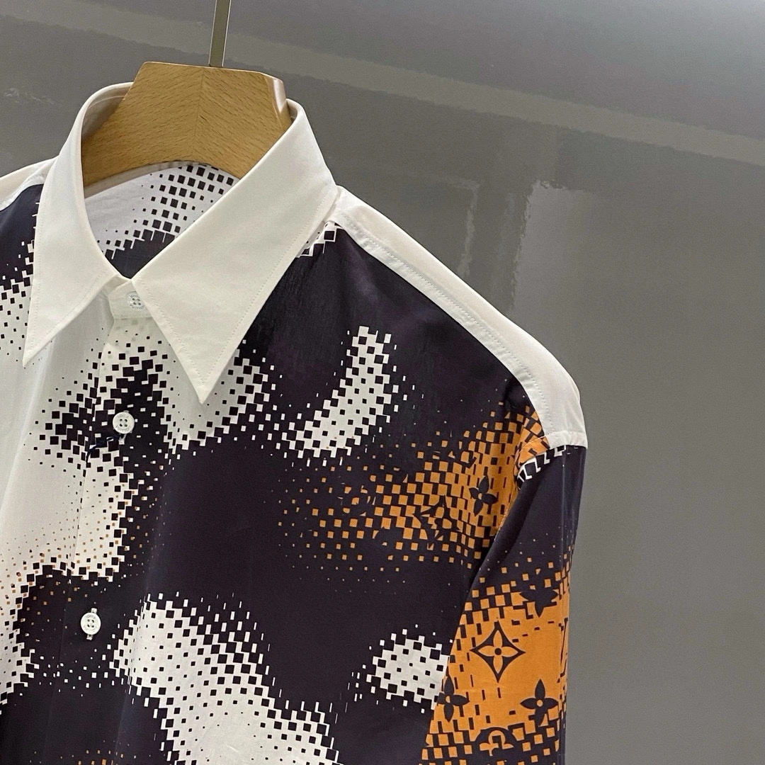Popular L*ouis V*uitton shirt Top Quality D17 20240406- 12806
