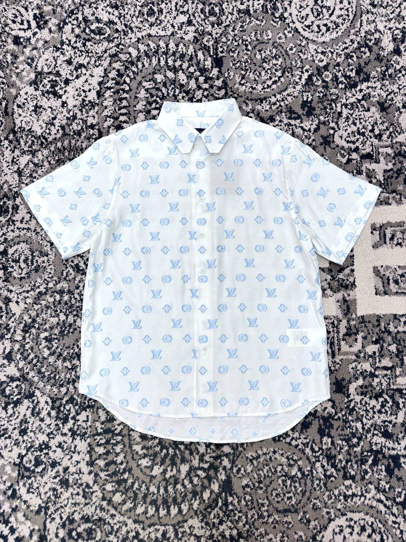 L*ouis V*uitton shirt Top Quality D17 20240510- Lightweight 12696