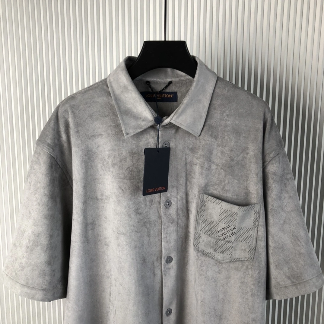 Fashionable L*ouis V*uitton shirt Top Quality D17 20240806- 12607