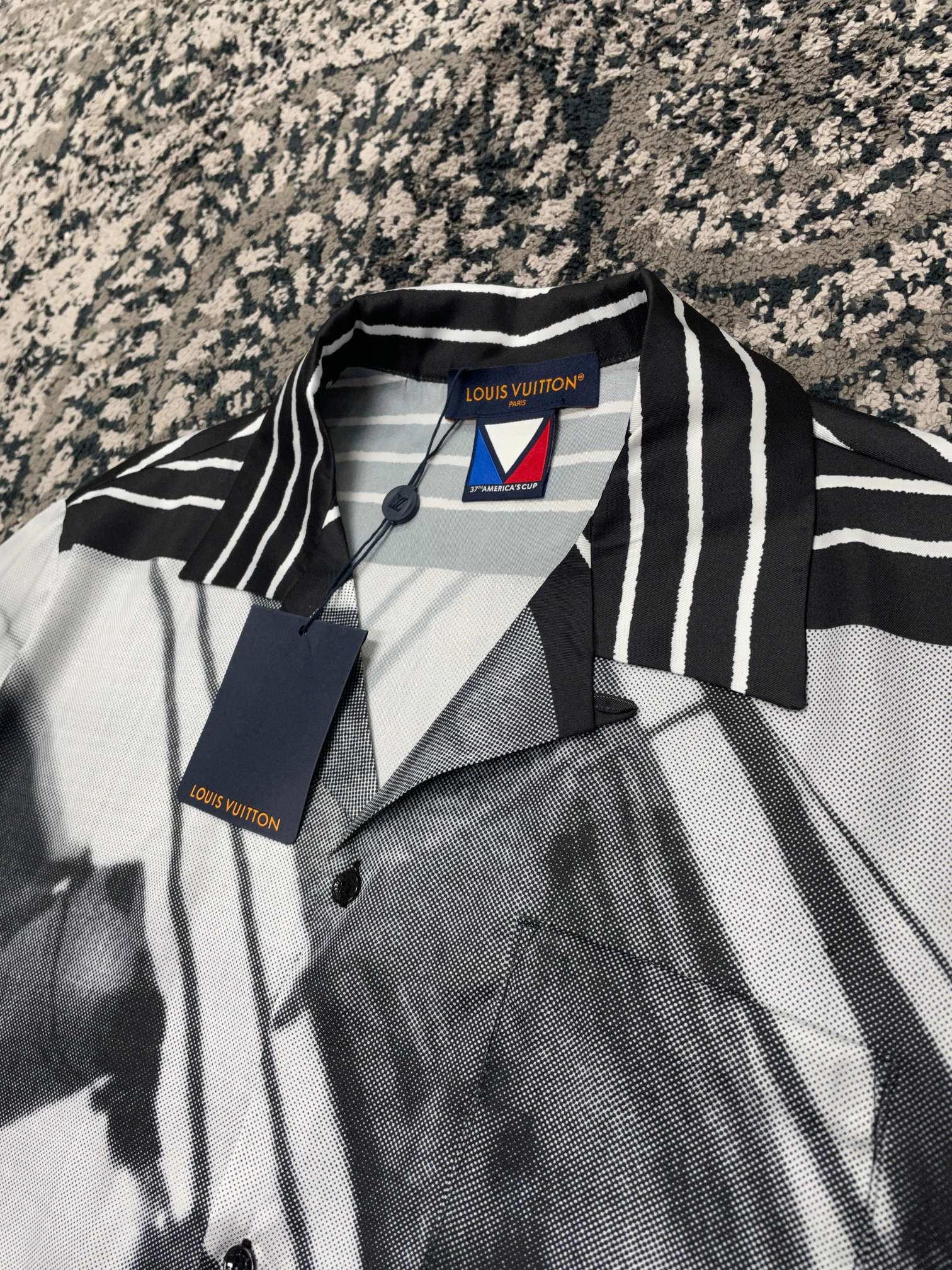 Affordable L*ouis V*uitton shirt Top Quality D17 20240822- 12559