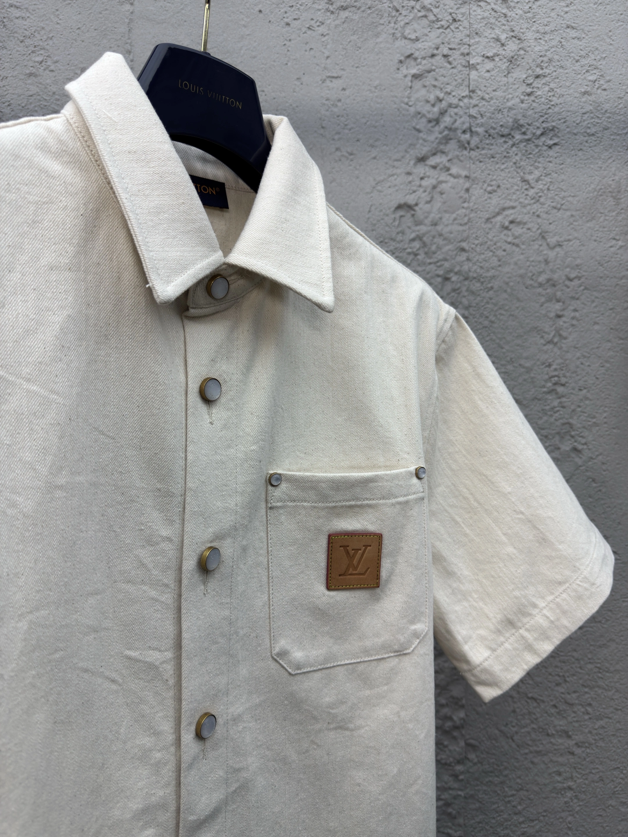L*ouis V*uitton shirt Top Quality X.C 20250519- QuickDry 12497