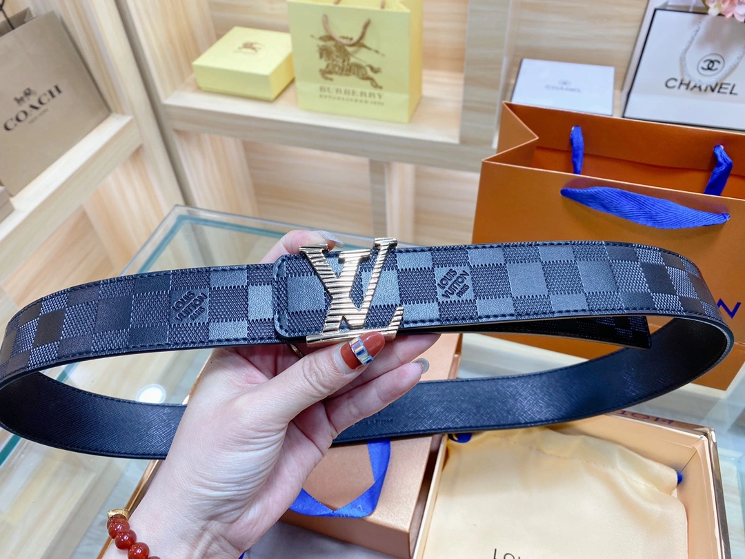 Refined L*uis V*itton Belts Top Version 3.8cm 15492