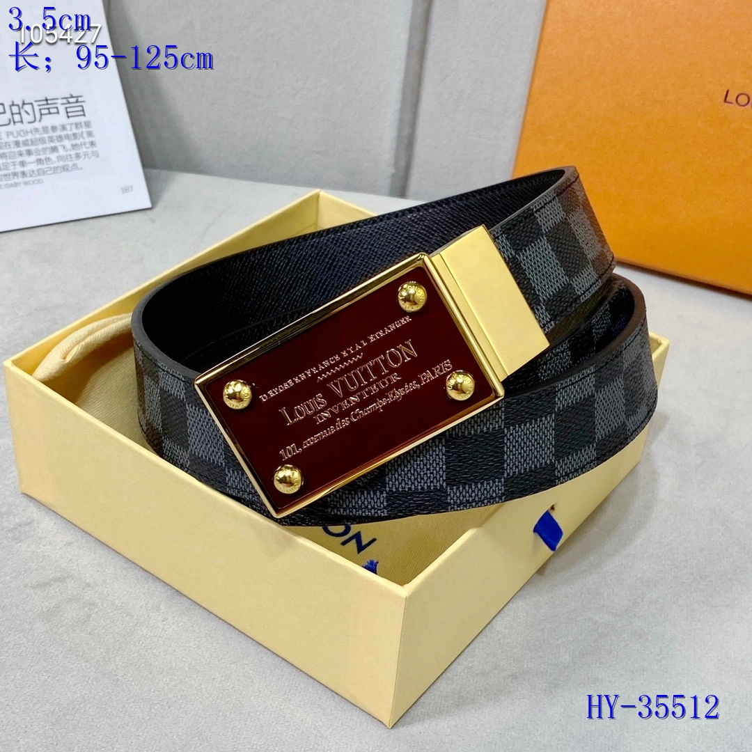 WaterResistant L*uis V*itton Belts Top Version 15520