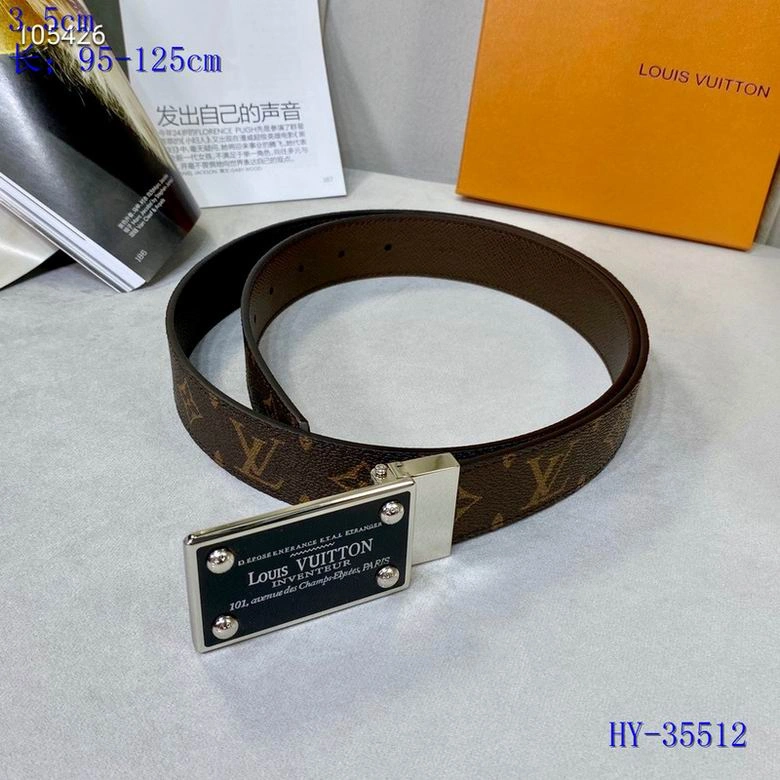 Durable L*uis V*itton Belts Top Version 15571