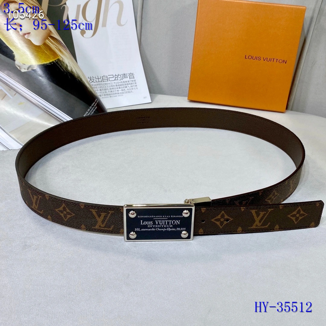 WaterResistant L*uis V*itton Belts Top Version 15520