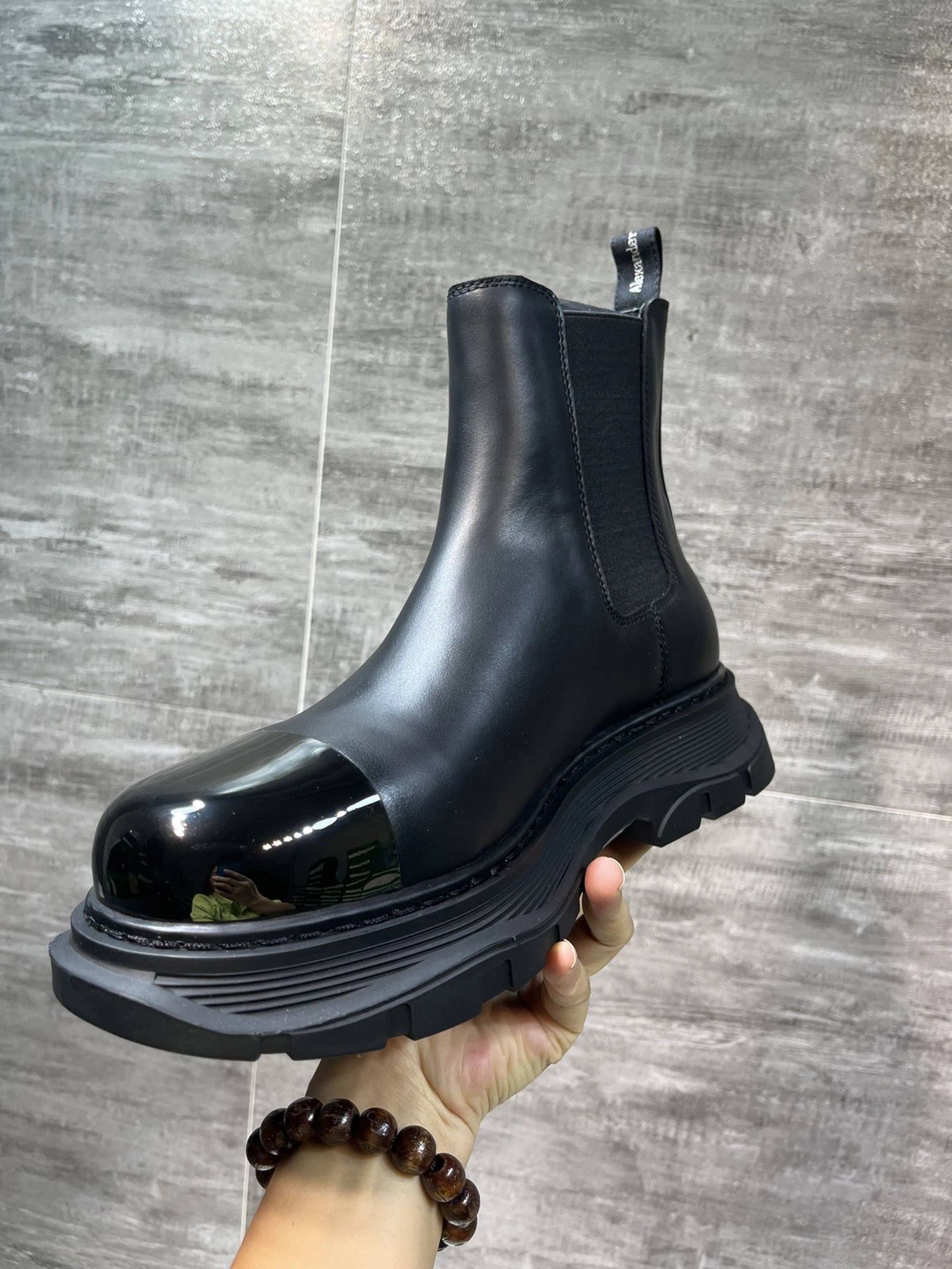 Stylish Men A*exander M*queen Boots CP 20230607- 3084
