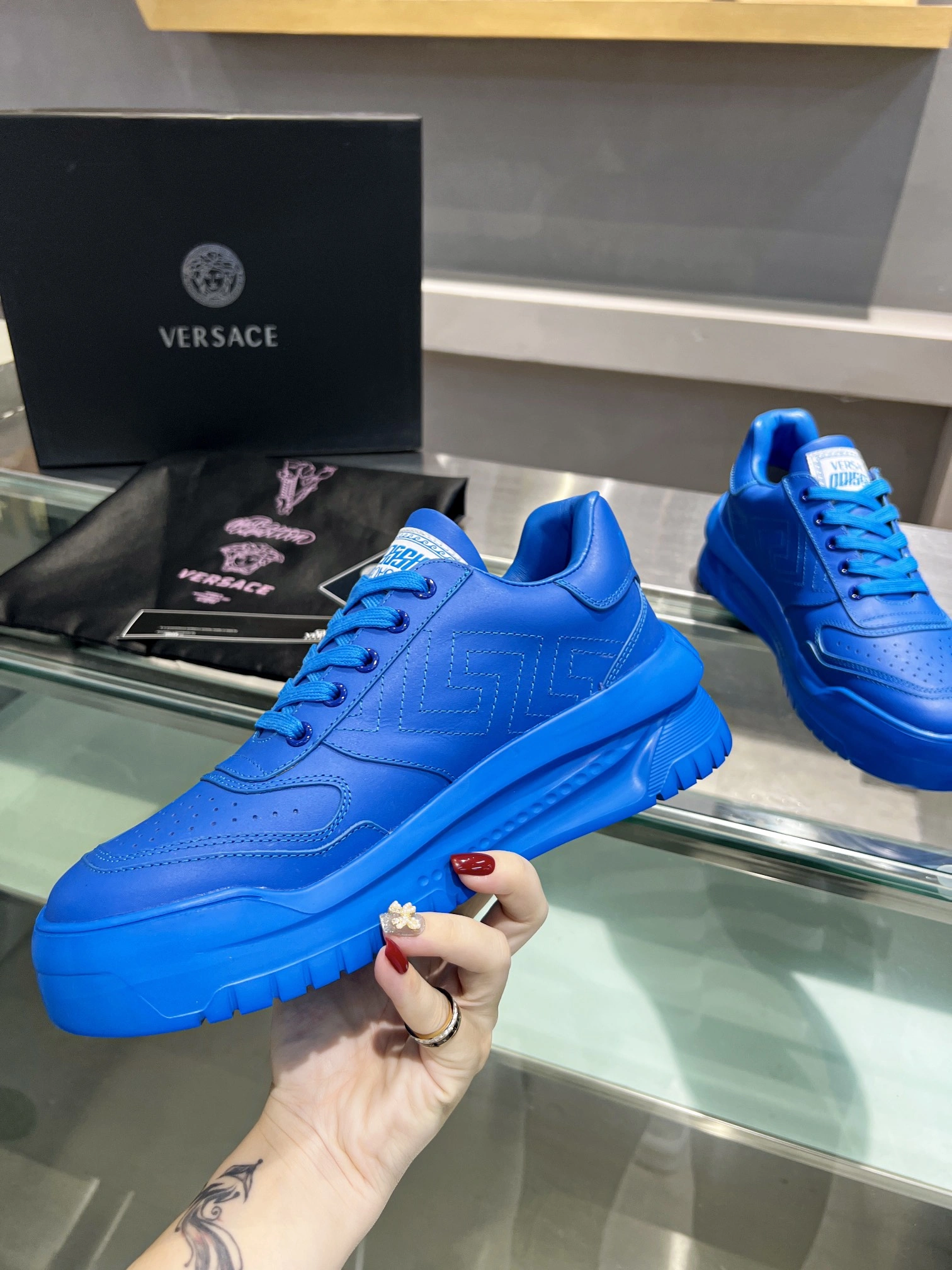 Trendsetting Men And Women V*ersace Top Sneakers CP 20230607- 6648