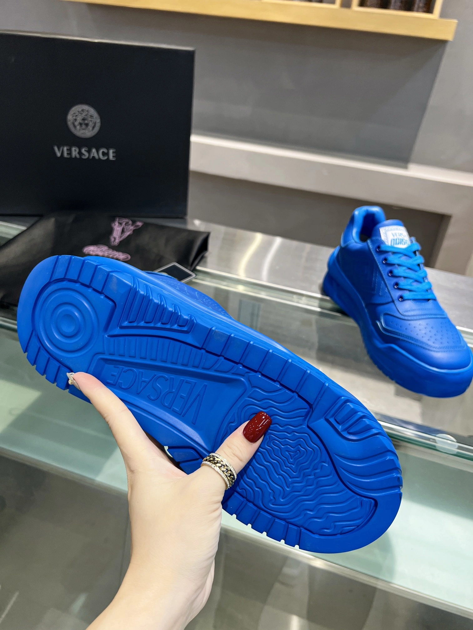 Trendsetting Men And Women V*ersace Top Sneakers CP 20230607- 6648