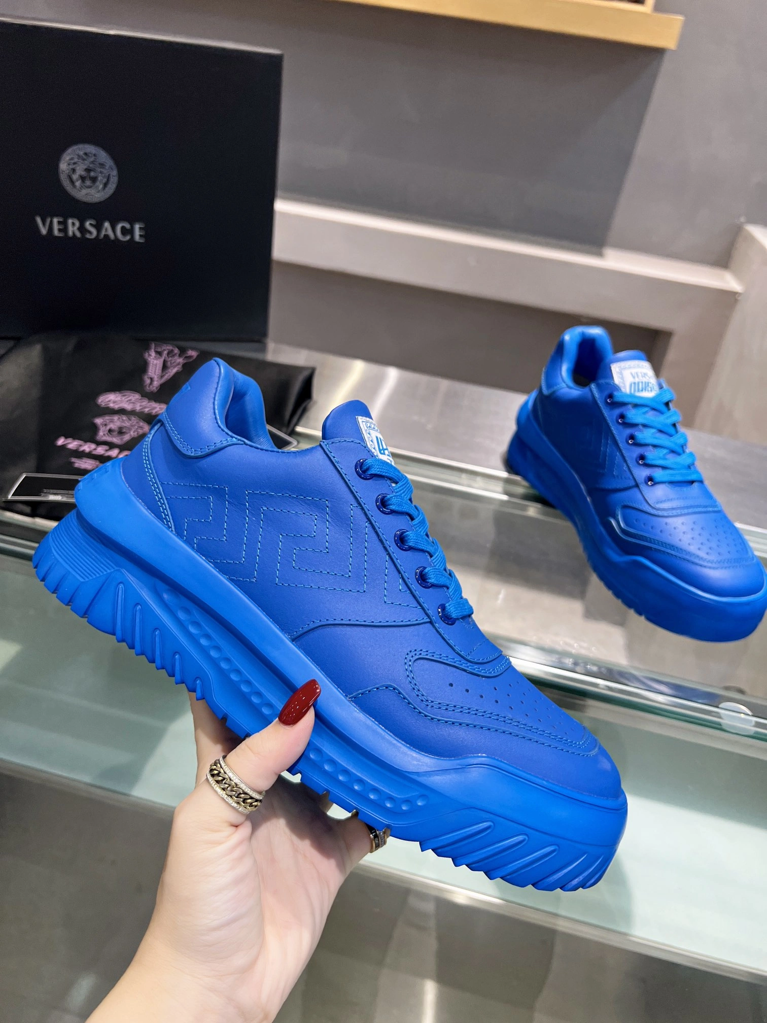 Trendsetting Men And Women V*ersace Top Sneakers CP 20230607- 6648