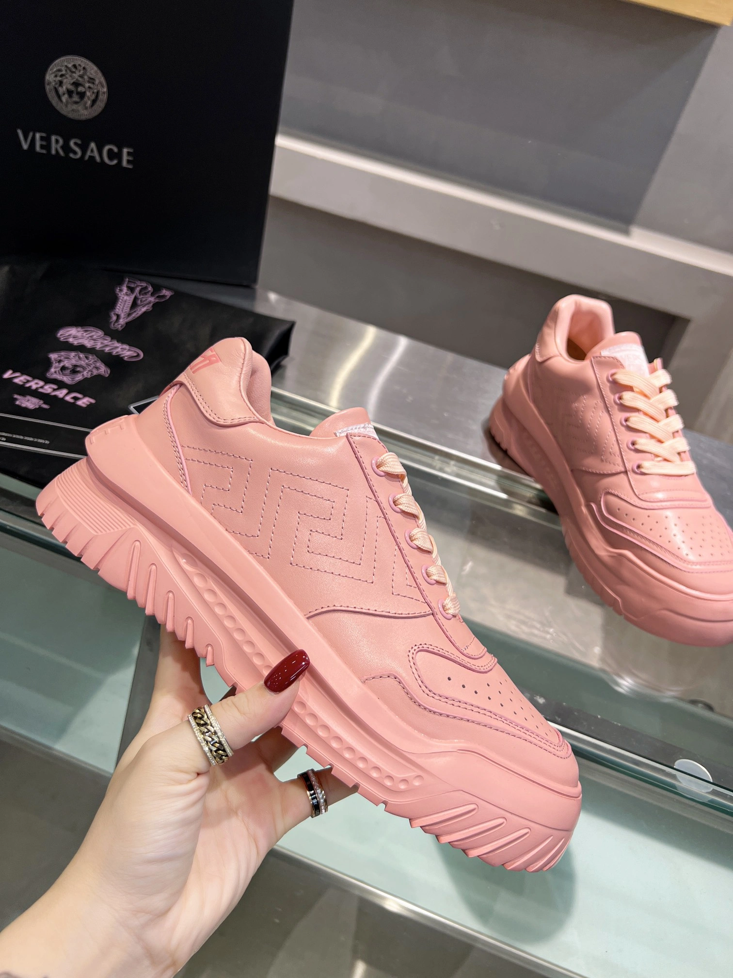 Men And Women V*ersace Top Sneakers CP 20230607- Durable 6646