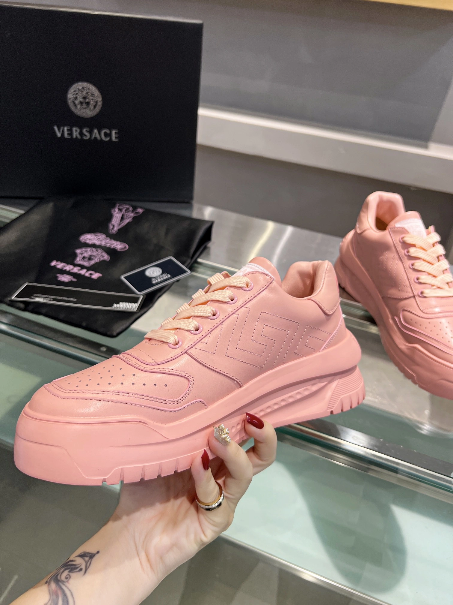 Men And Women V*ersace Top Sneakers CP 20230607- Durable 6646