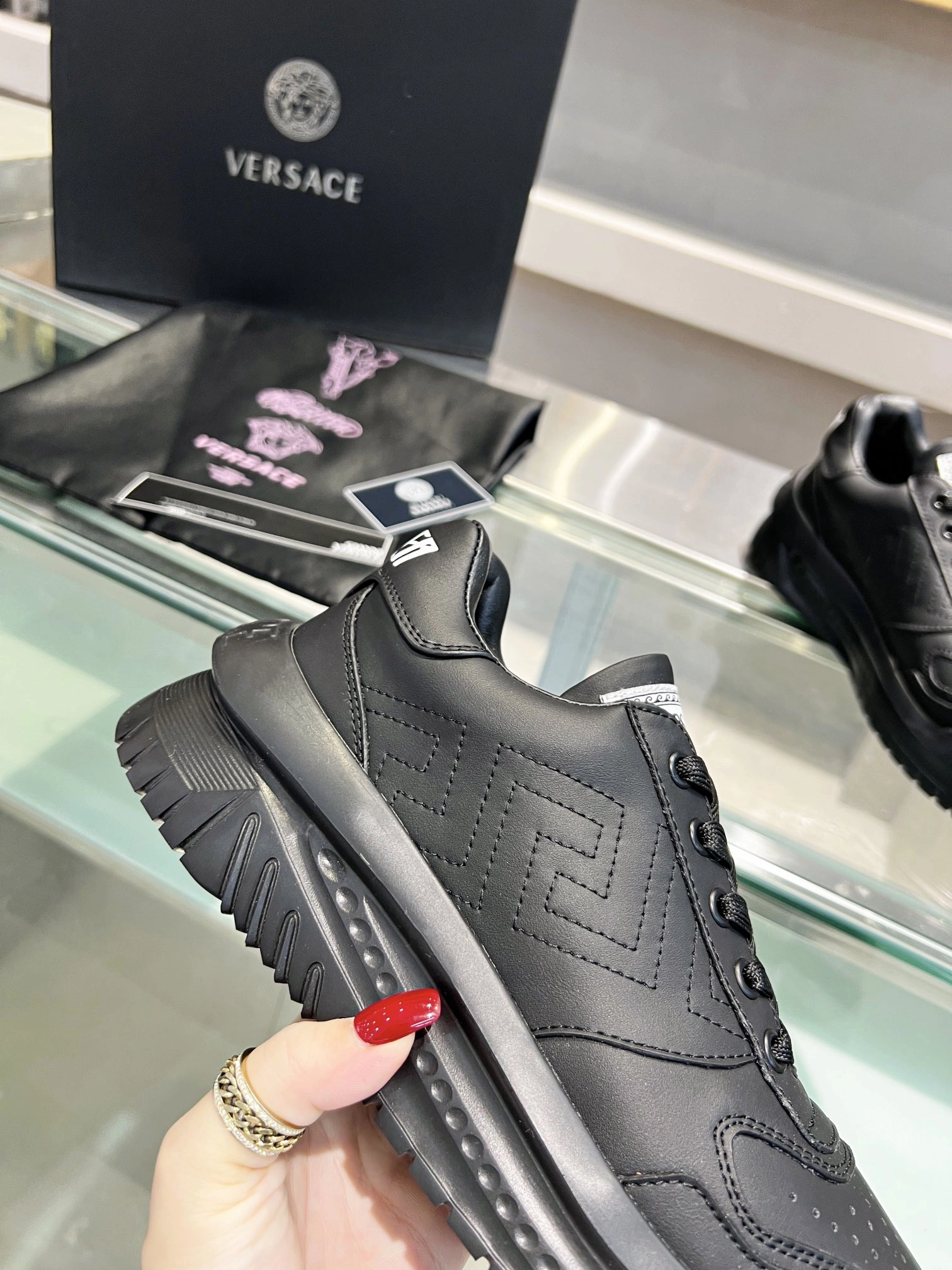 GoAnywhere Men And Women V*ersace Top Sneakers CP 20230607- 6645