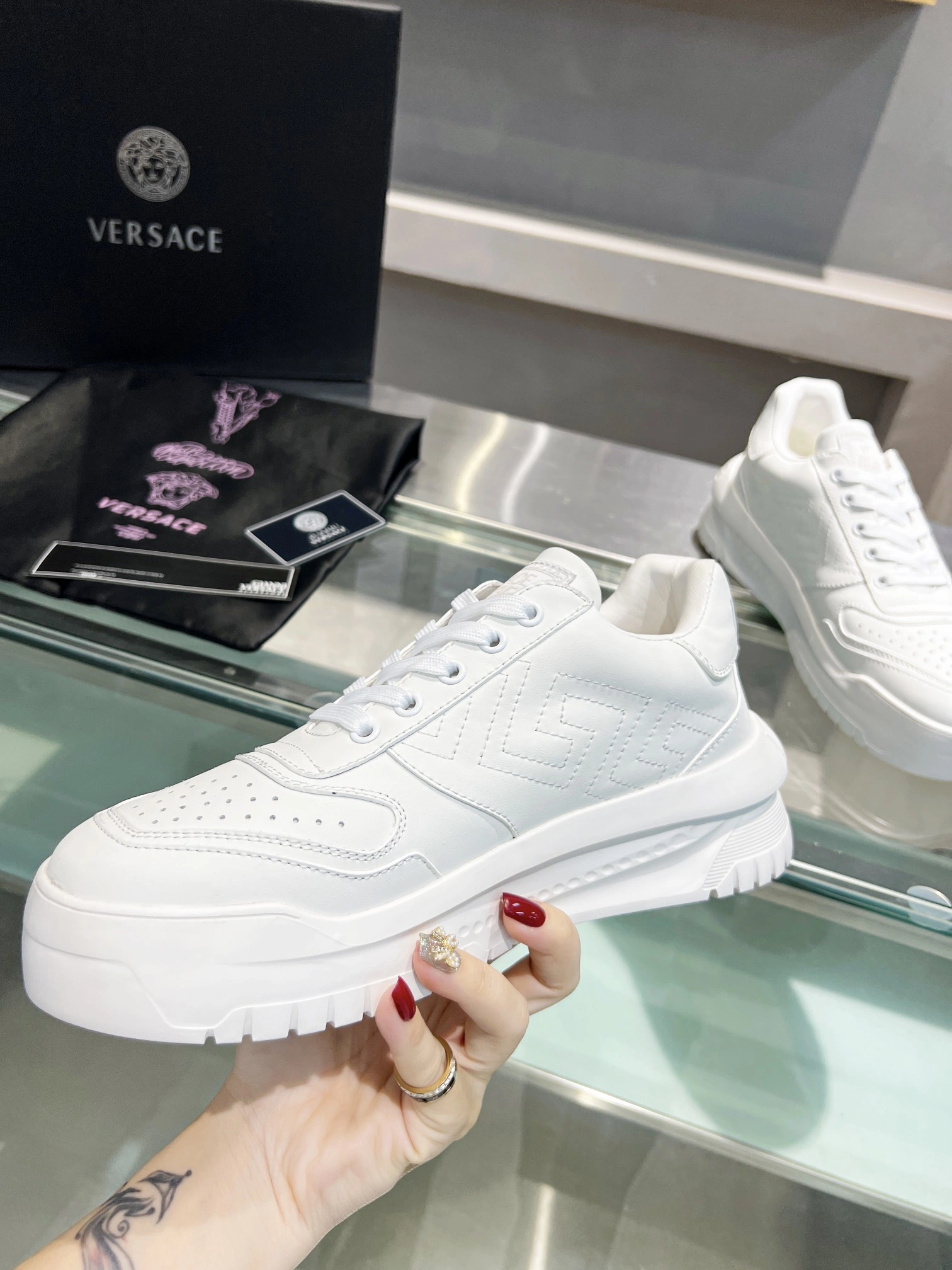 Resilient Men And Women V*ersace Top Sneakers CP 20230607- 6644
