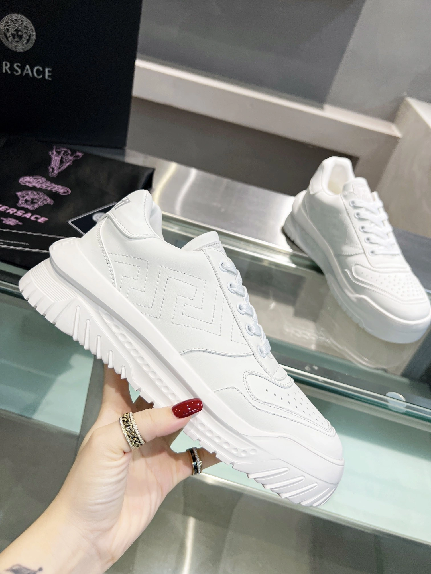Resilient Men And Women V*ersace Top Sneakers CP 20230607- 6644