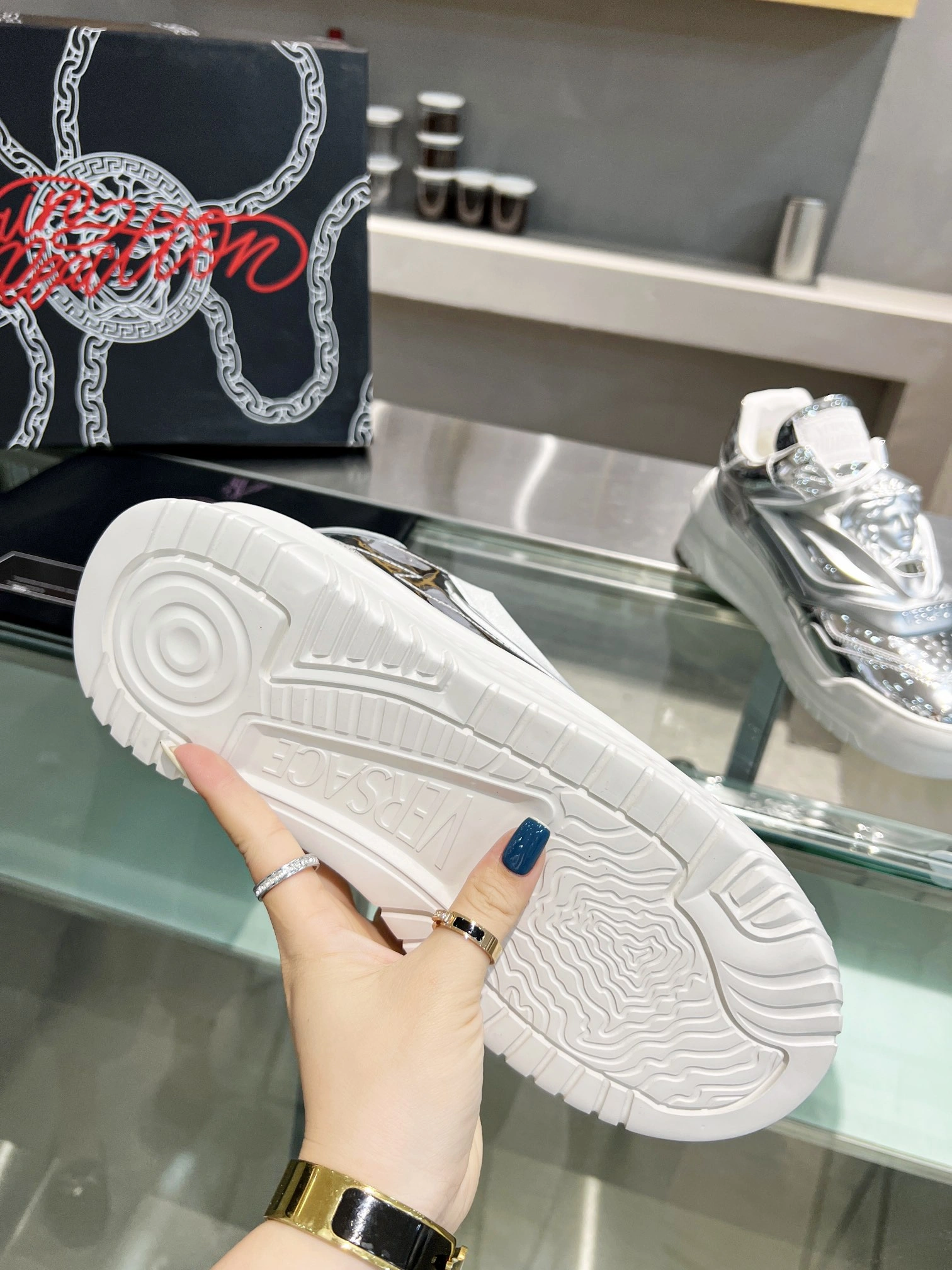 Men And Women V*ersace Top Sneakers CP 20230607- Comfortable 6643