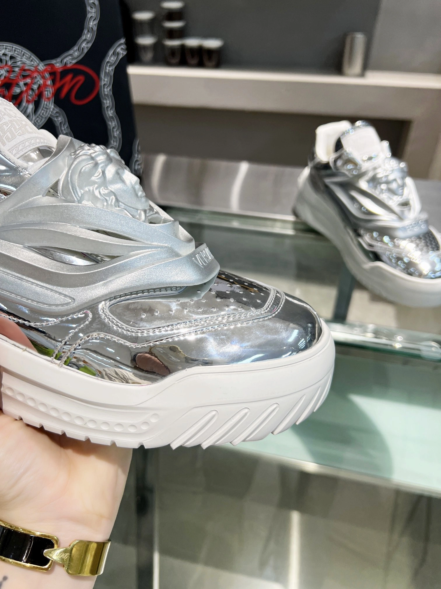 Men And Women V*ersace Top Sneakers CP 20230607- Comfortable 6643