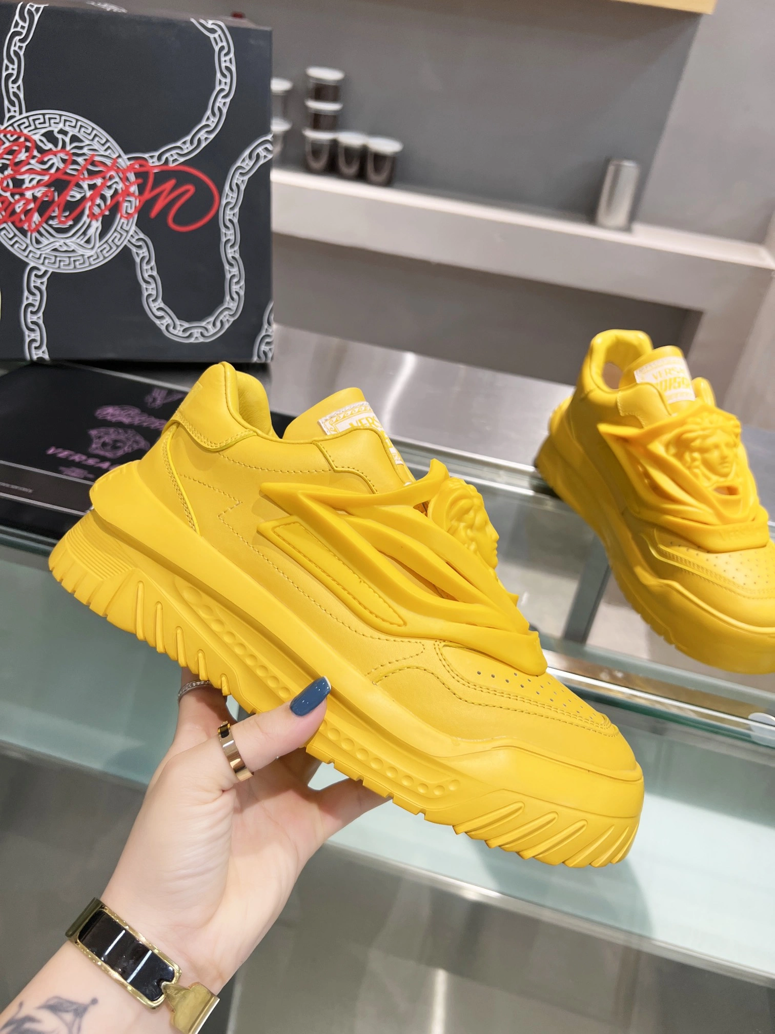 Men And Women V*ersace Top Sneakers CP 20230607- FlexibleFit 6642