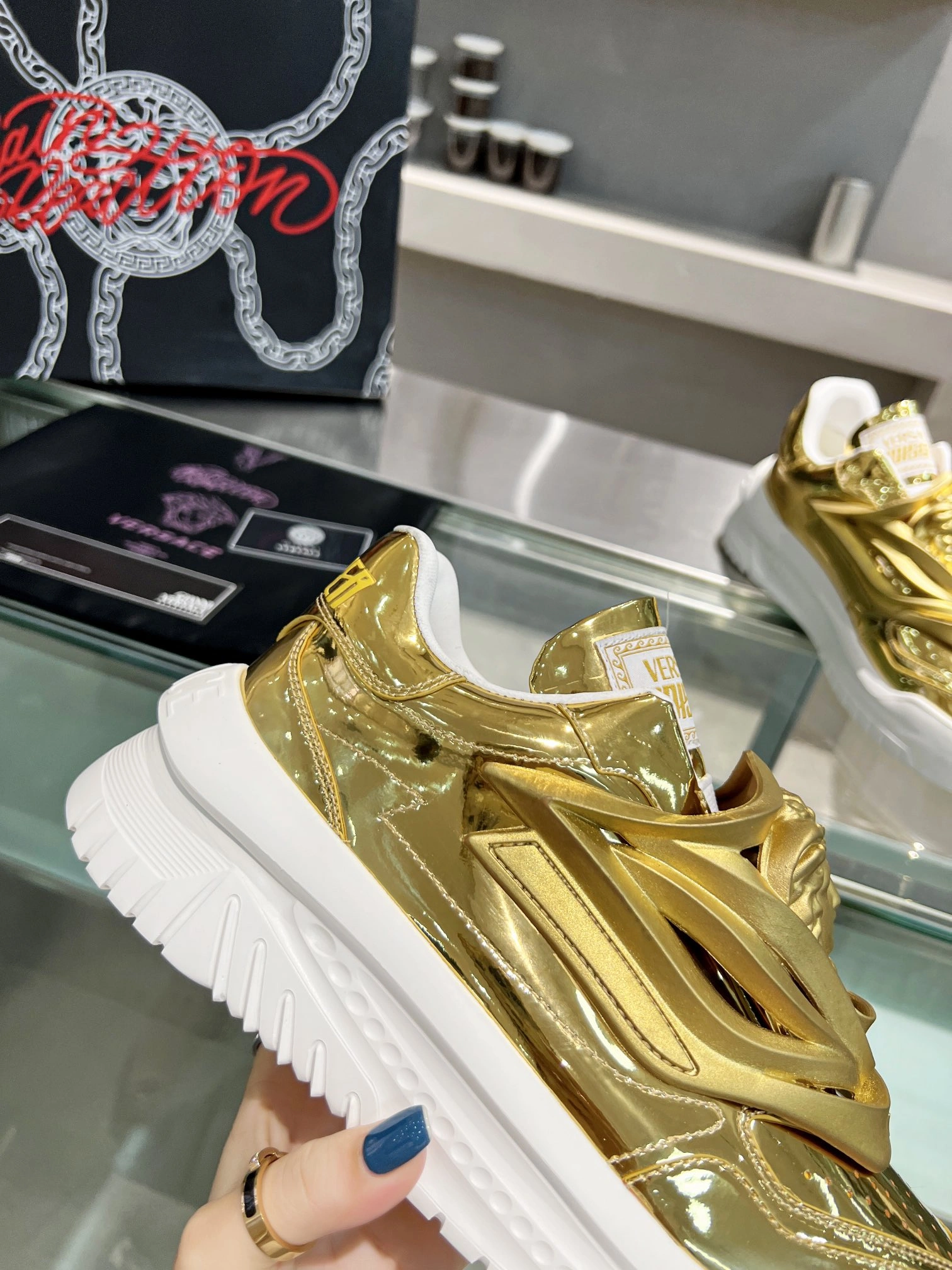 Vibrant Men And Women V*ersace Top Sneakers CP 20230607- 6641