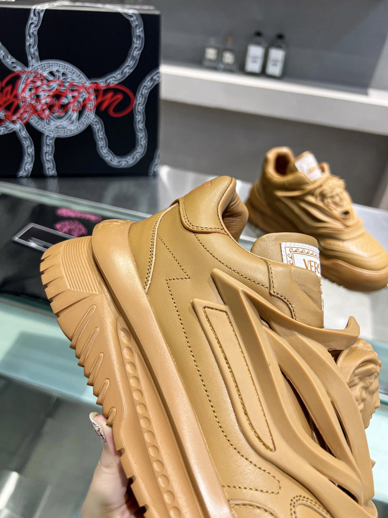 EyeCatching Men And Women V*ersace Top Sneakers CP 20230607- 6636