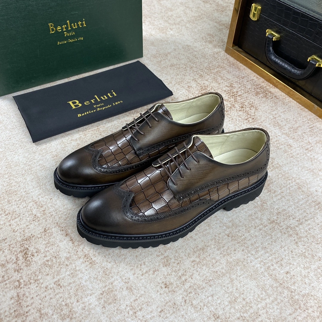 Men B*erluti Top Loafer Durable 7502