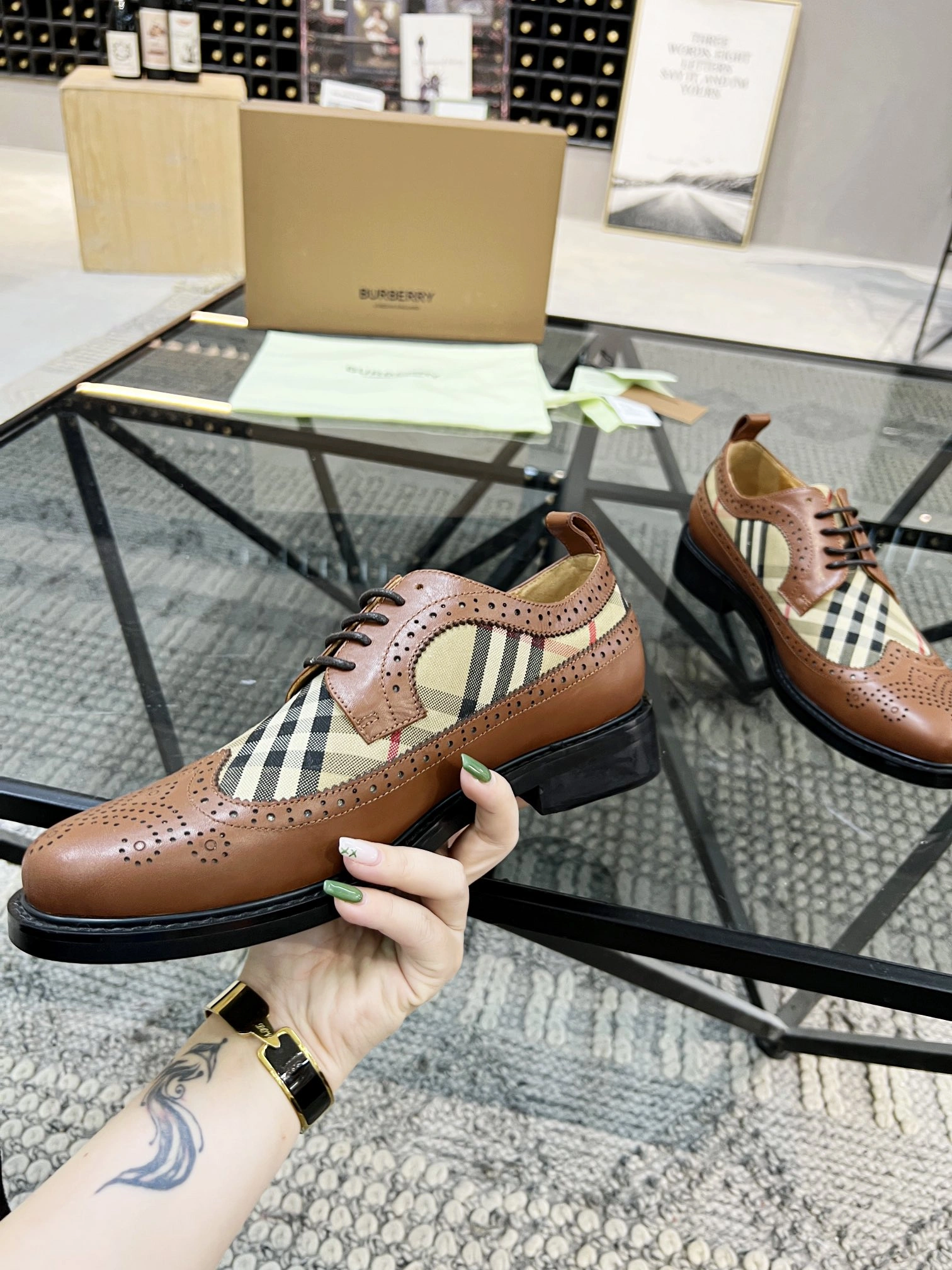 Men B*urberry Top Loafer CP 20230606- Affordable 6281