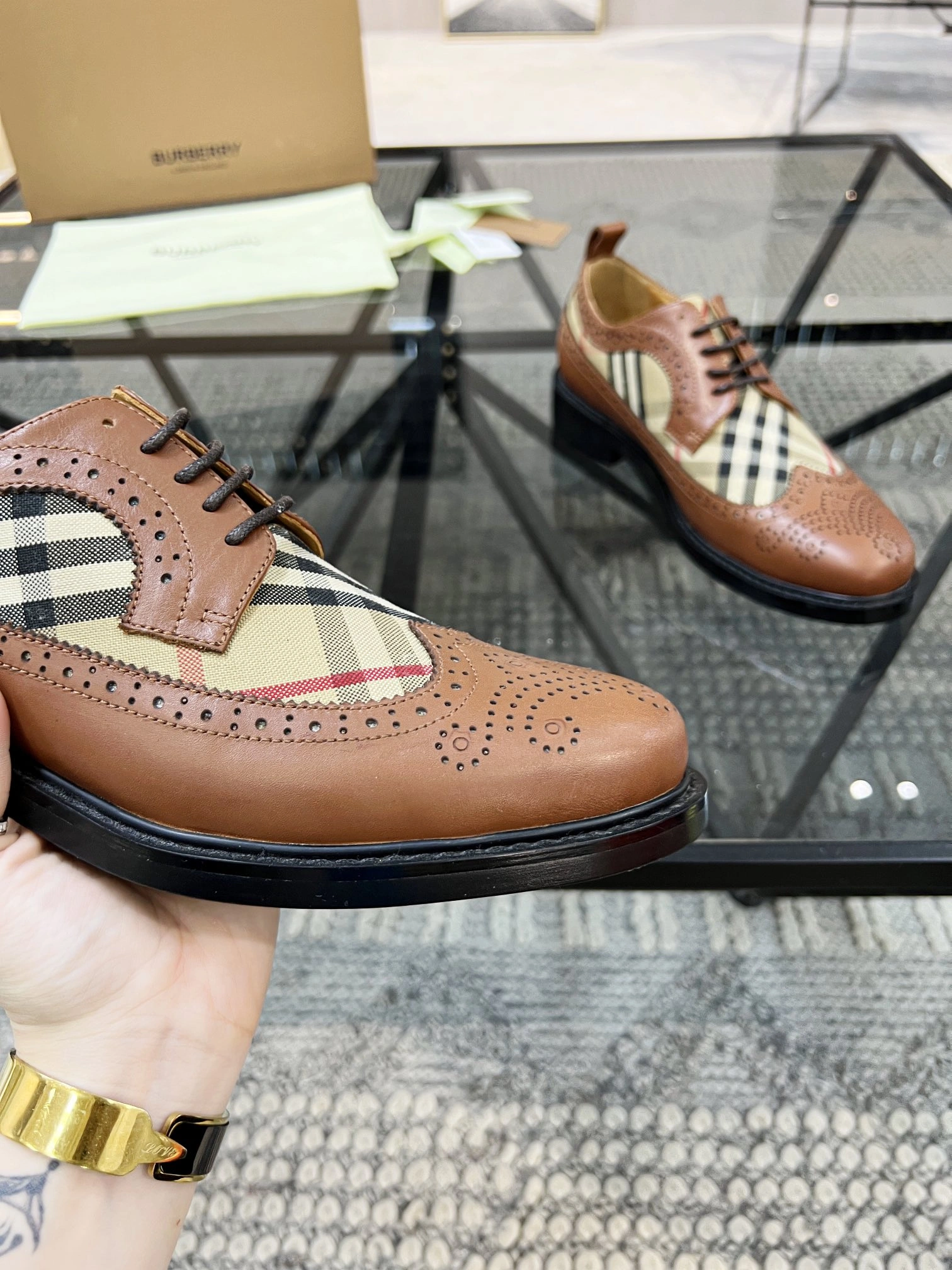 Men B*urberry Top Loafer CP 20230606- Affordable 6281