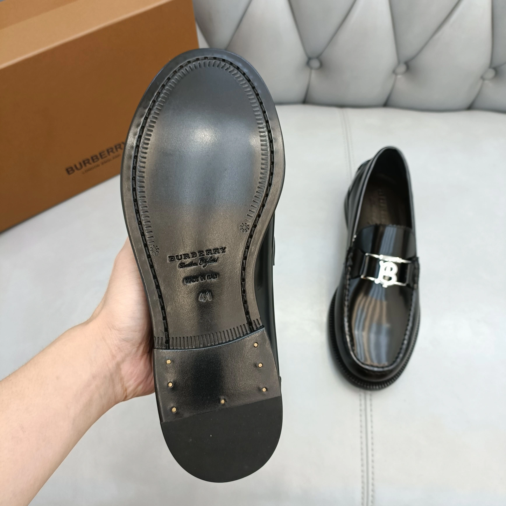 Colorful Men B*urberry Top Loafer CP 20230614- 6204