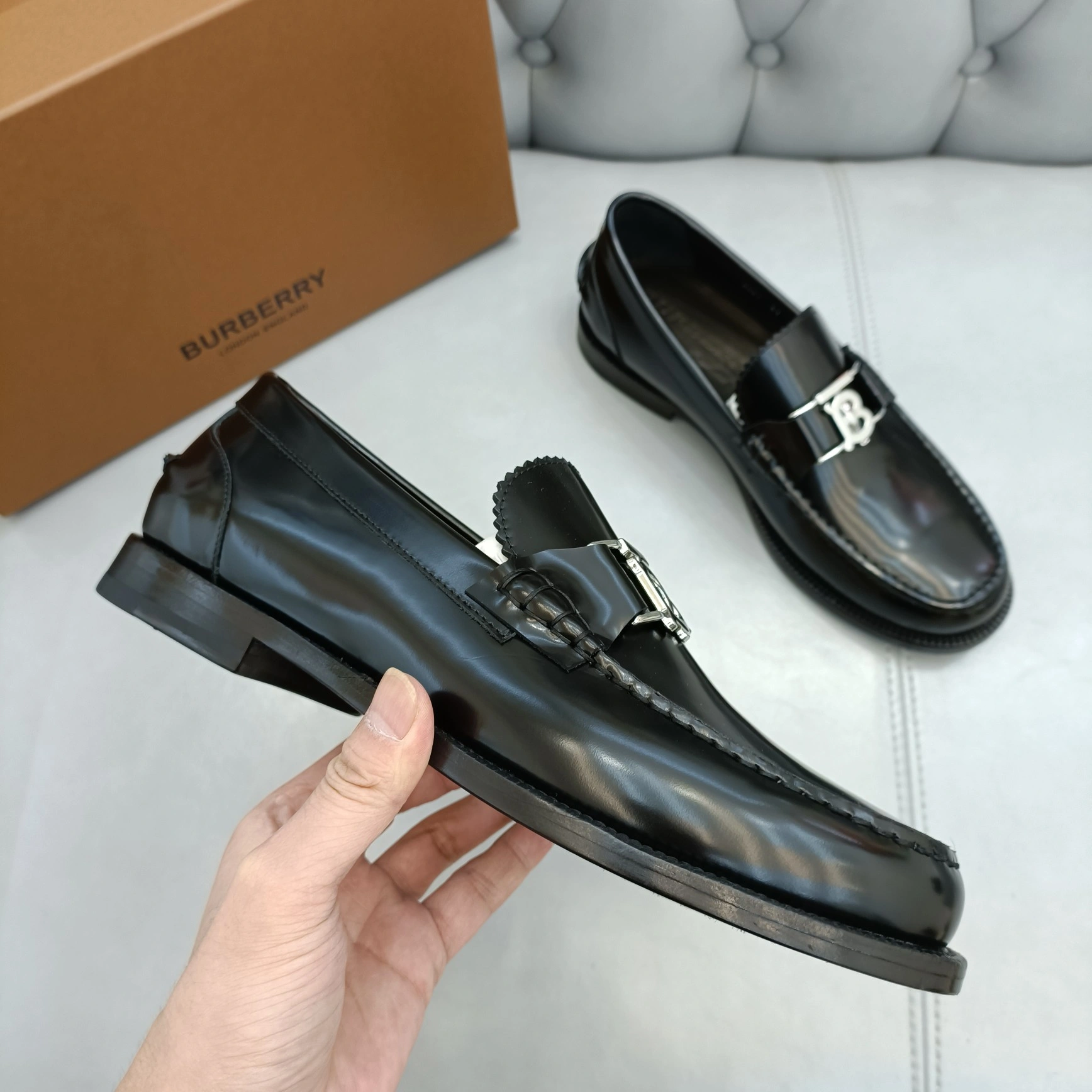 Colorful Men B*urberry Top Loafer CP 20230614- 6204