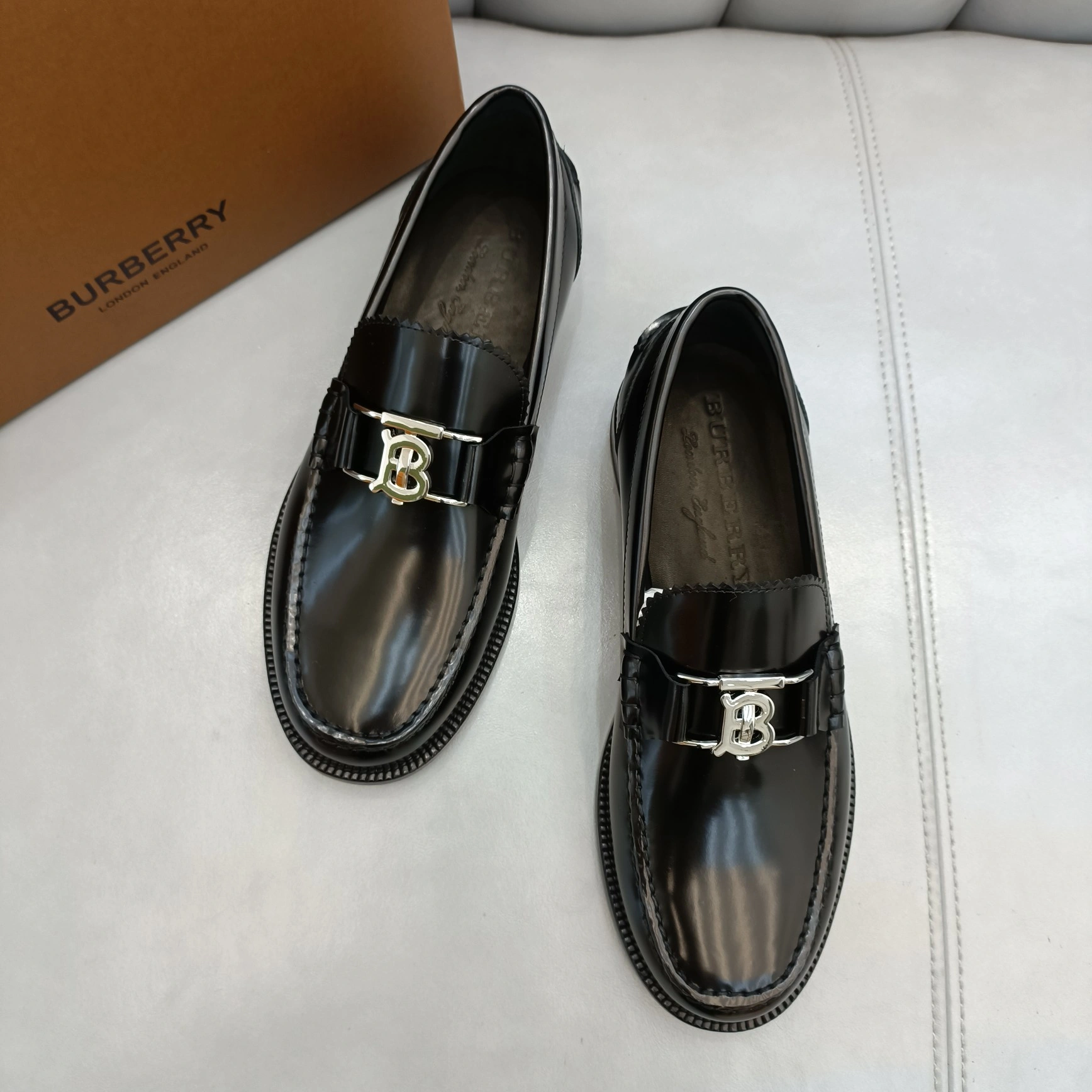 Colorful Men B*urberry Top Loafer CP 20230614- 6204