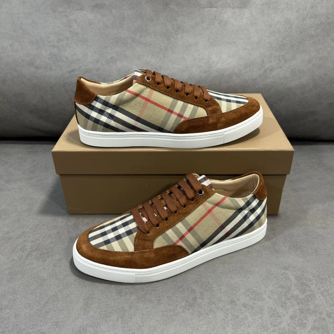 Bright Men B*urberry Top Sneaker Low CP 20230613- 6260