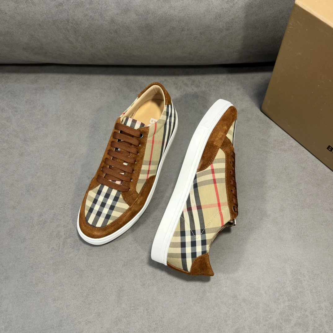 Bright Men B*urberry Top Sneaker Low CP 20230613- 6260