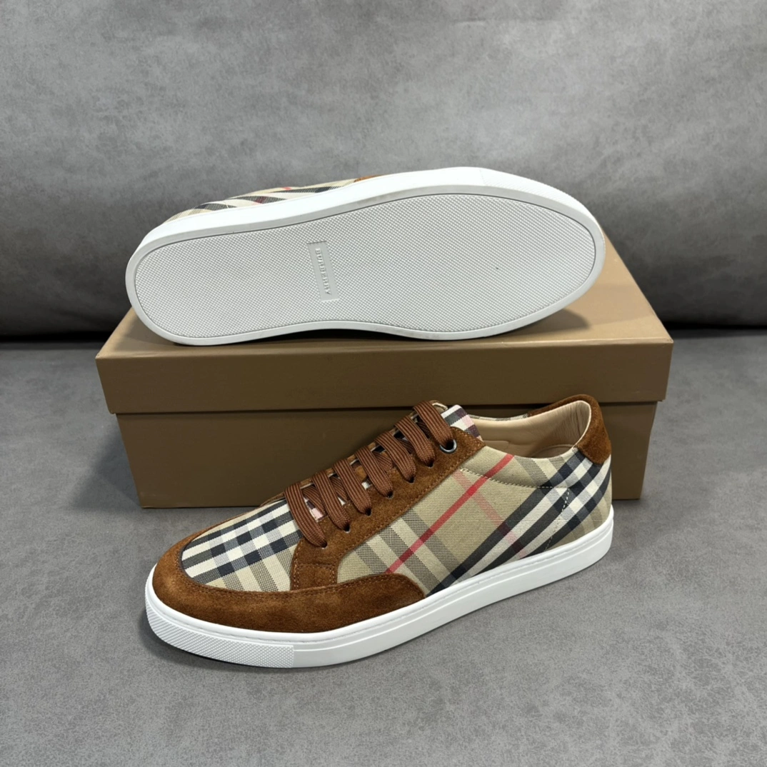 Bright Men B*urberry Top Sneaker Low CP 20230613- 6260