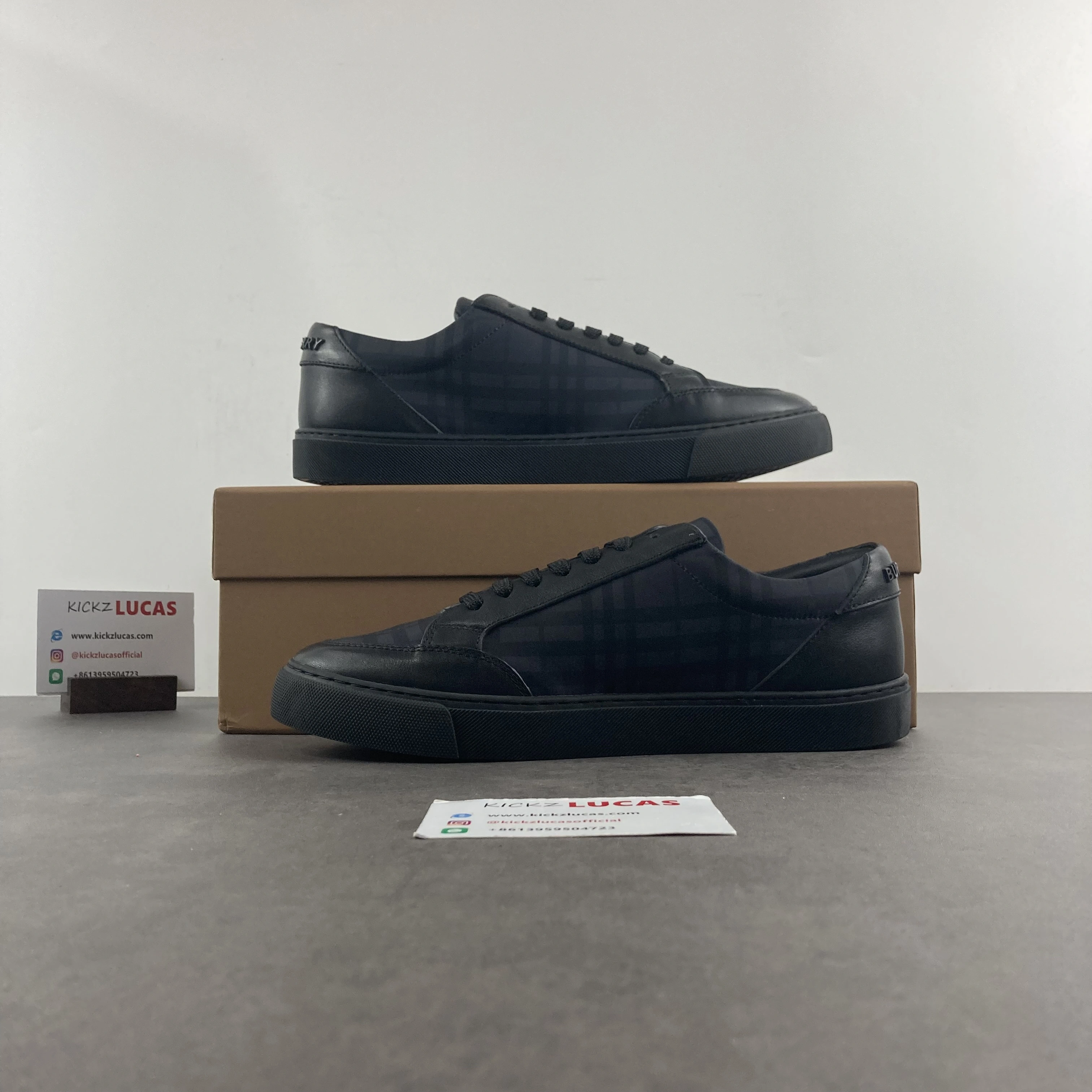 Sleek Men B*urberry Top Sneaker Low CP 20230613- 6255