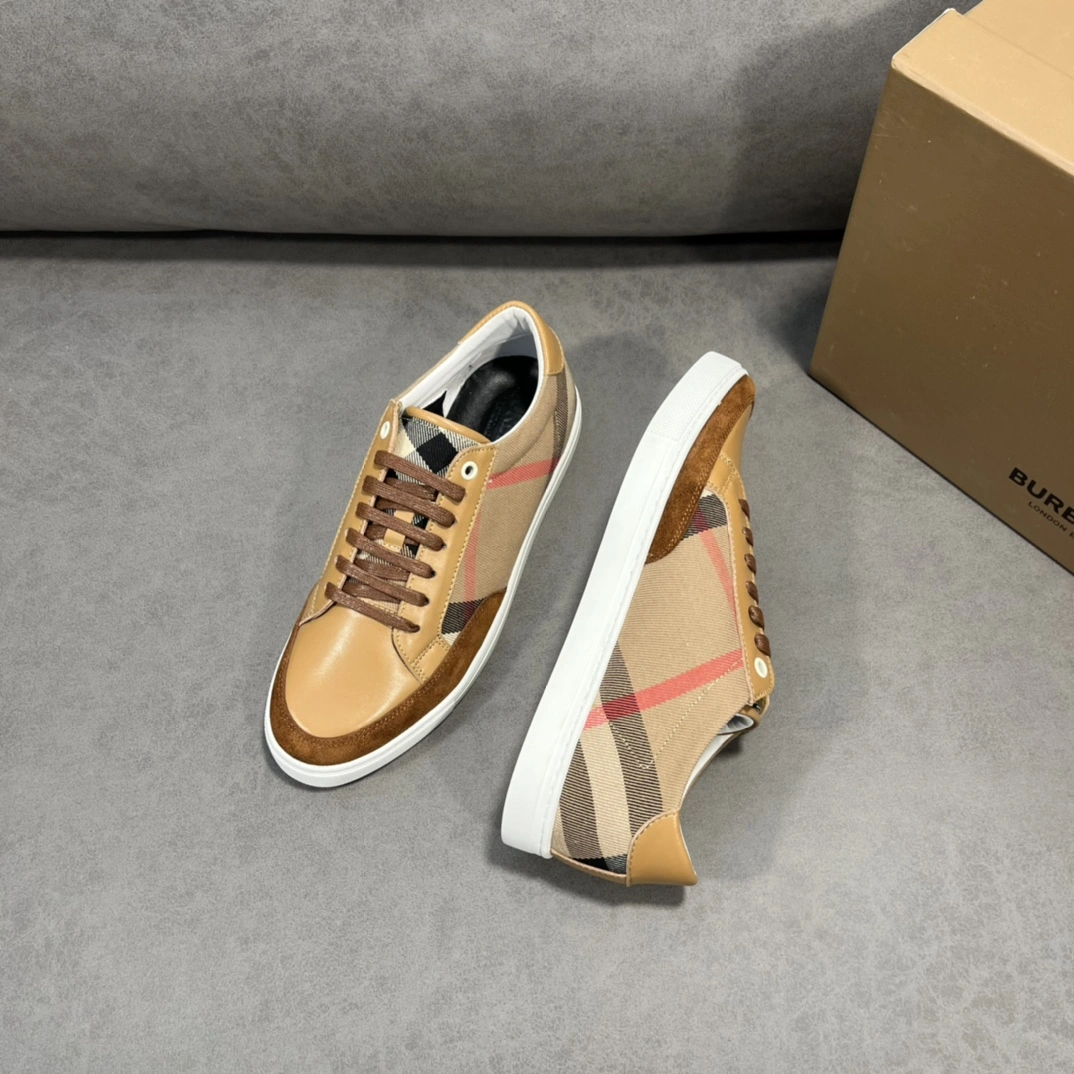 Men B*urberry Top Sneaker Low CP 20230613- Flexible 6254
