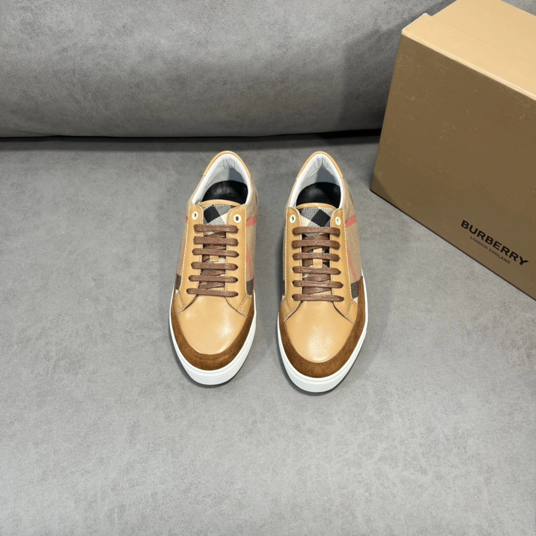 Men B*urberry Top Sneaker Low CP 20230613- Flexible 6254